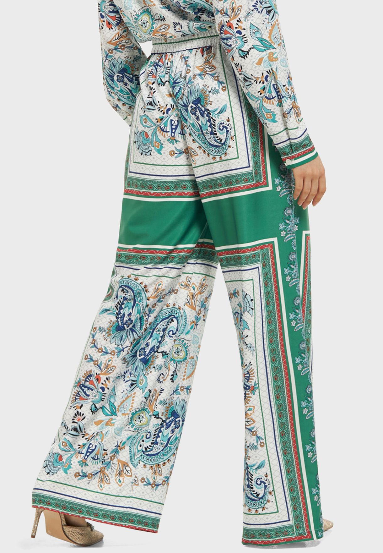 Printed Flared Pants