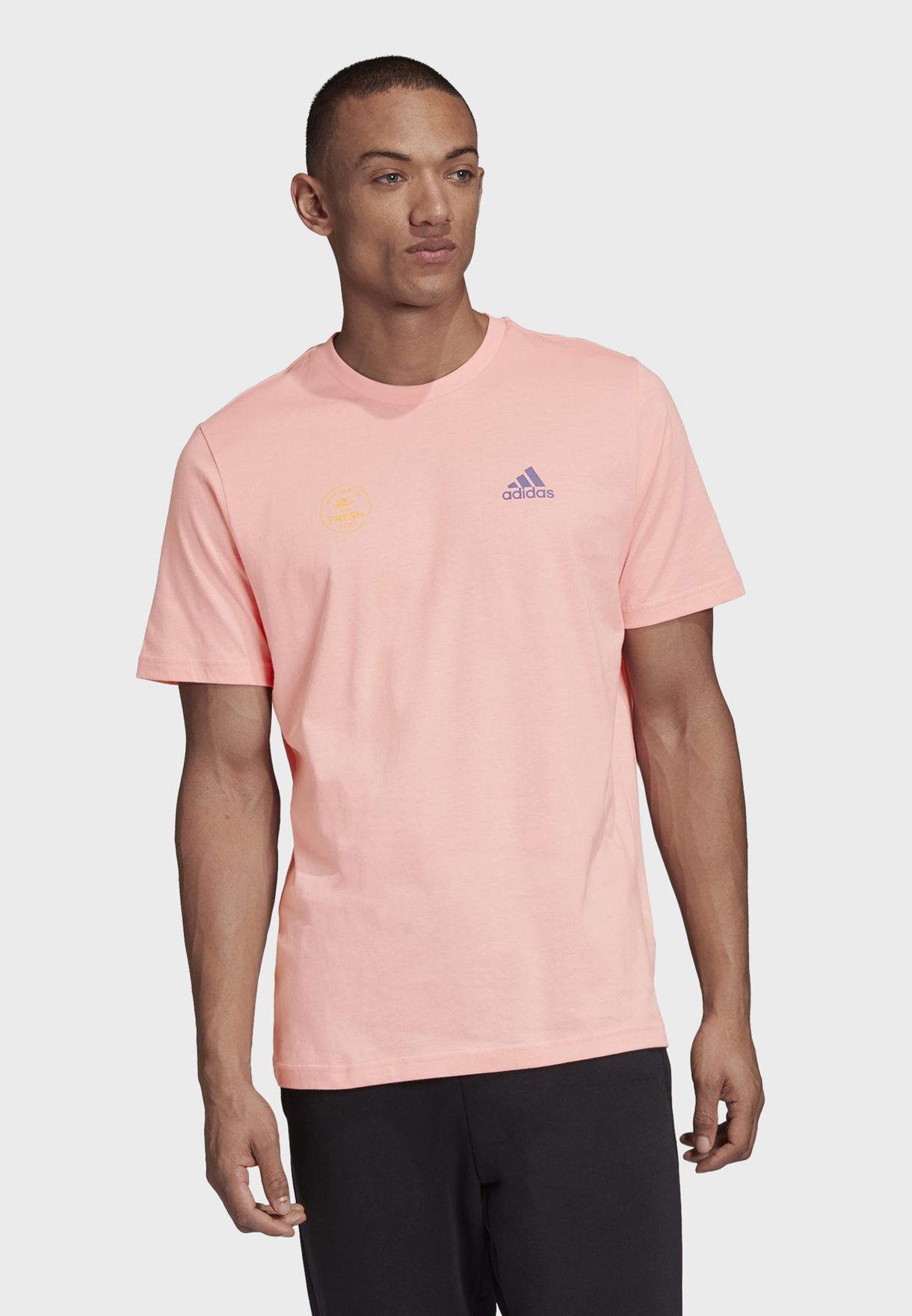 Buy adidas pink Snack Photo T-Shirt for 