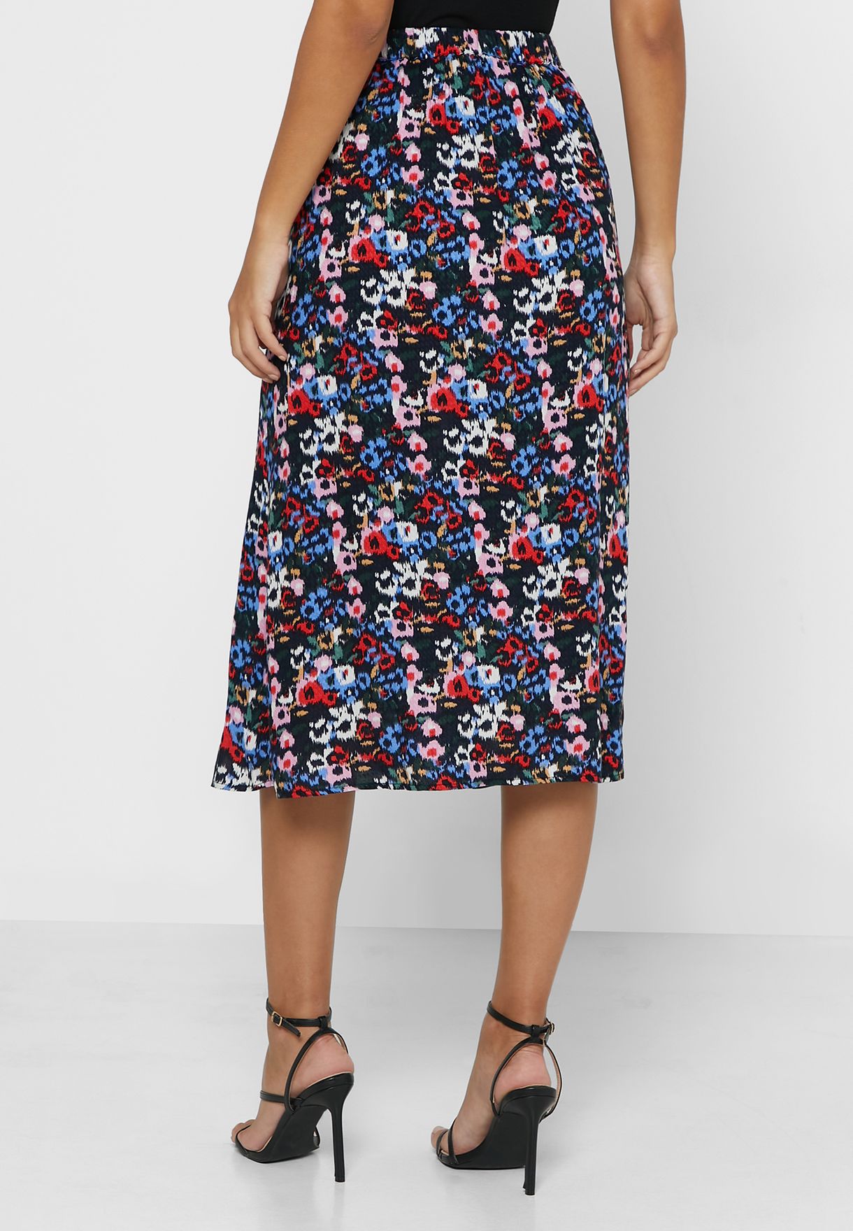 Floral Print Skirt