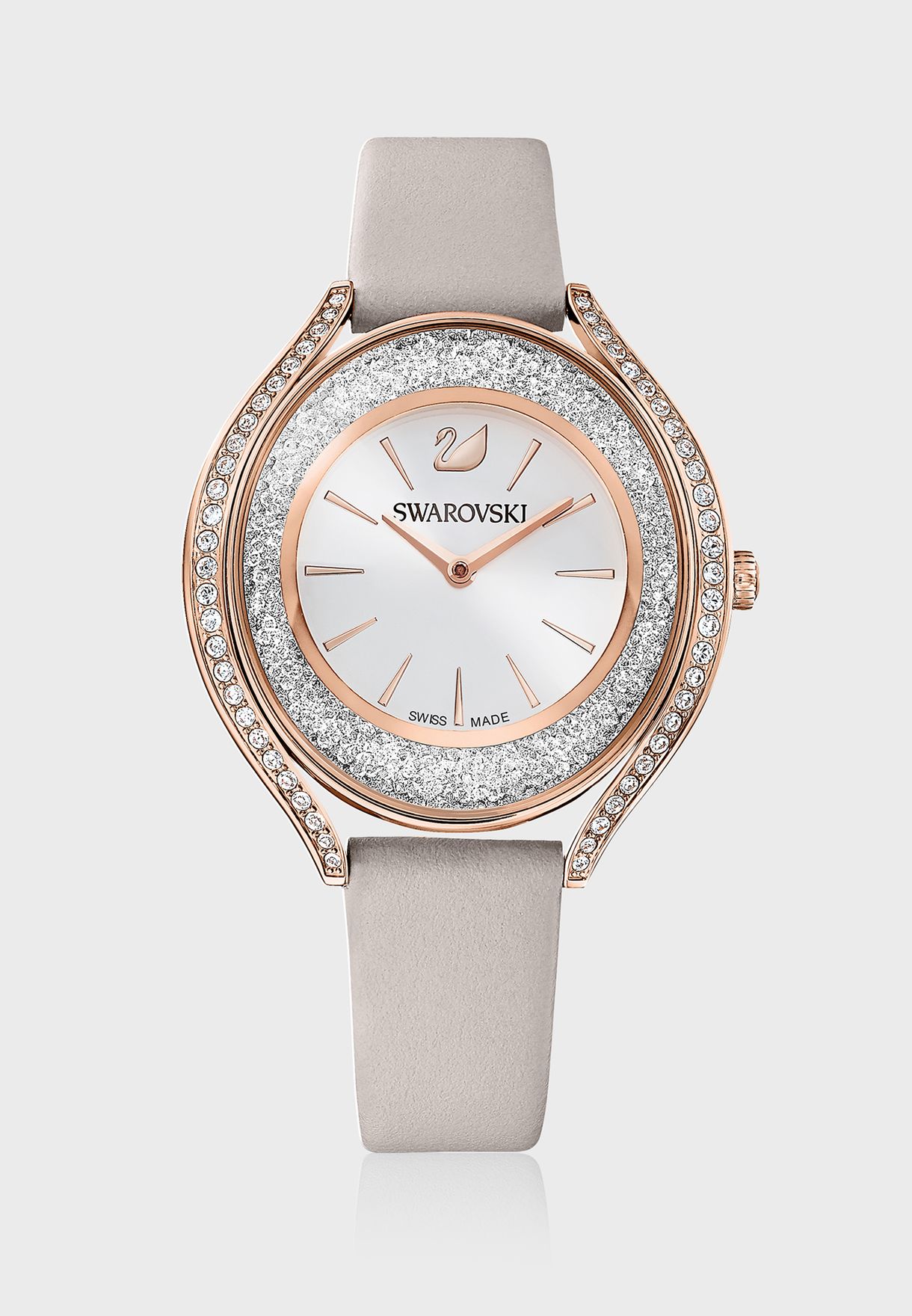 Buy Swarovski grey Crystalline Aura Analog Watch for Women in MENA ...