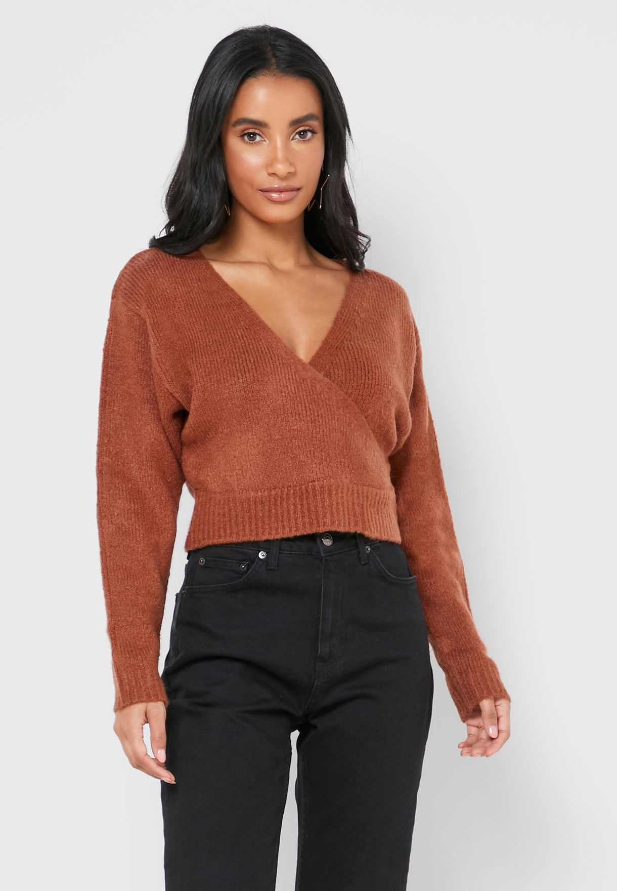 forever 21 wrap sweater