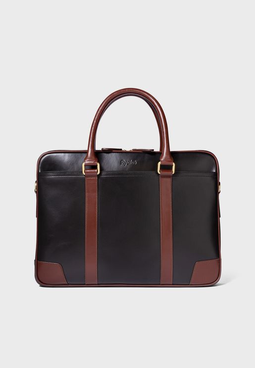 15' Wellington Leather Briefcase