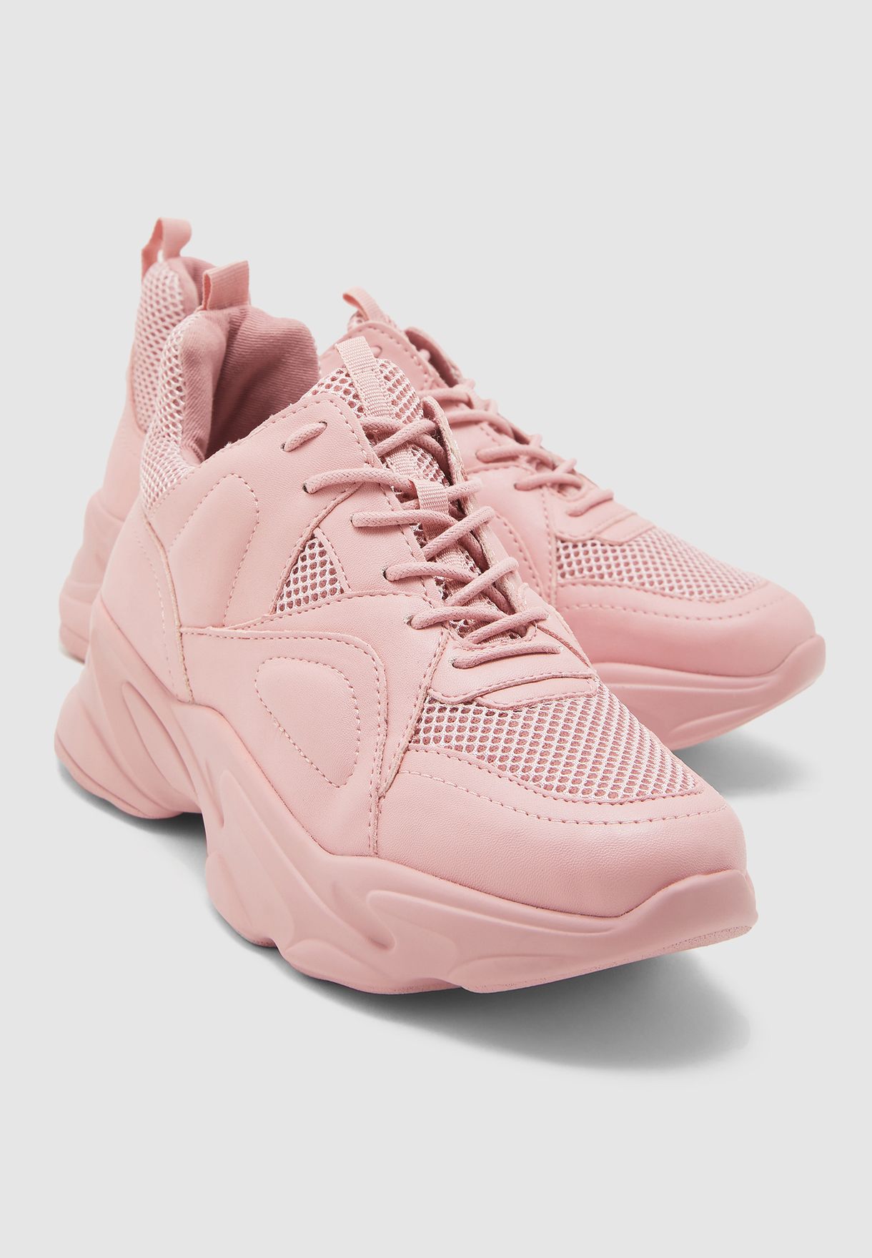 sneakers with pink