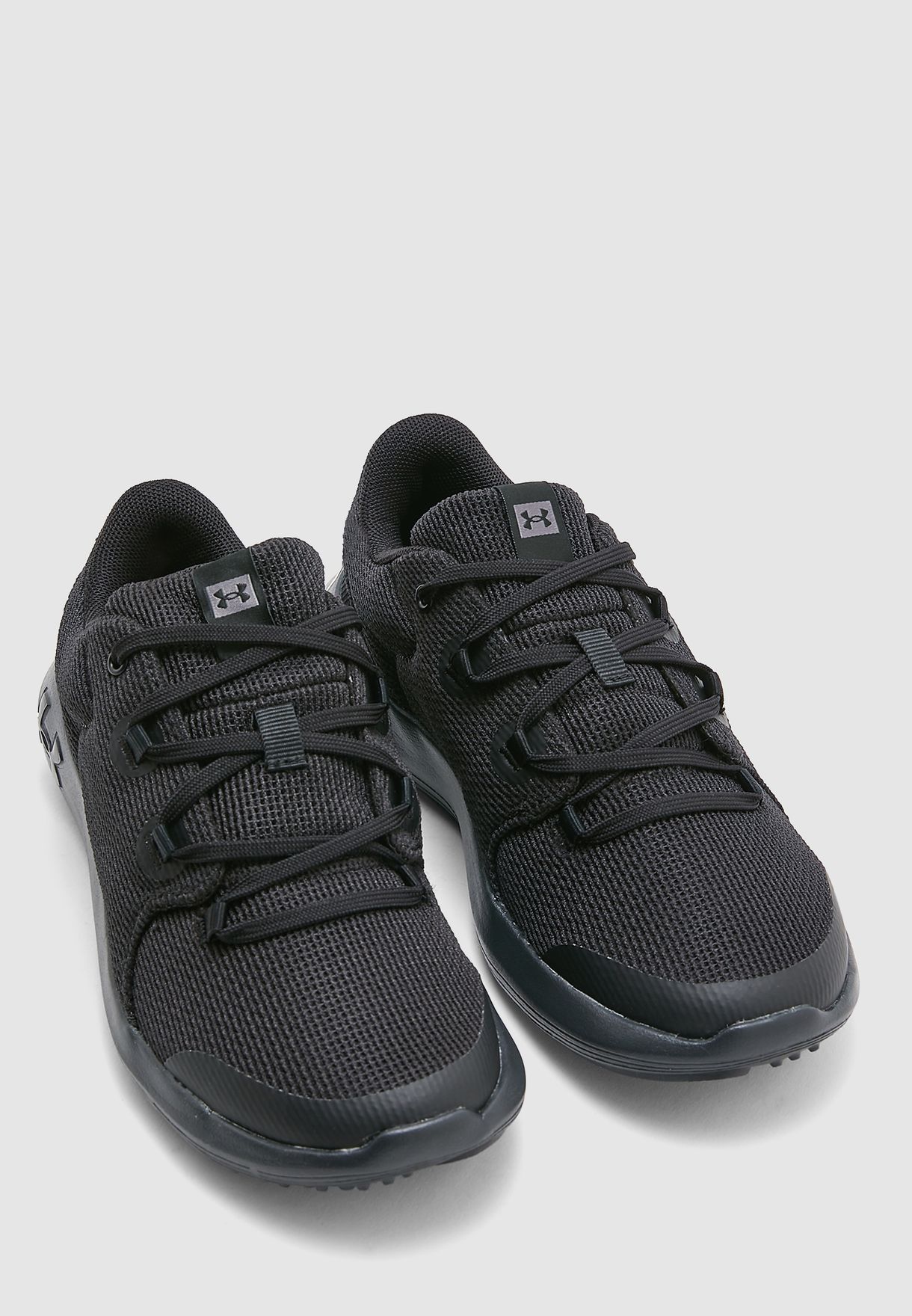 under armour black youth shoes