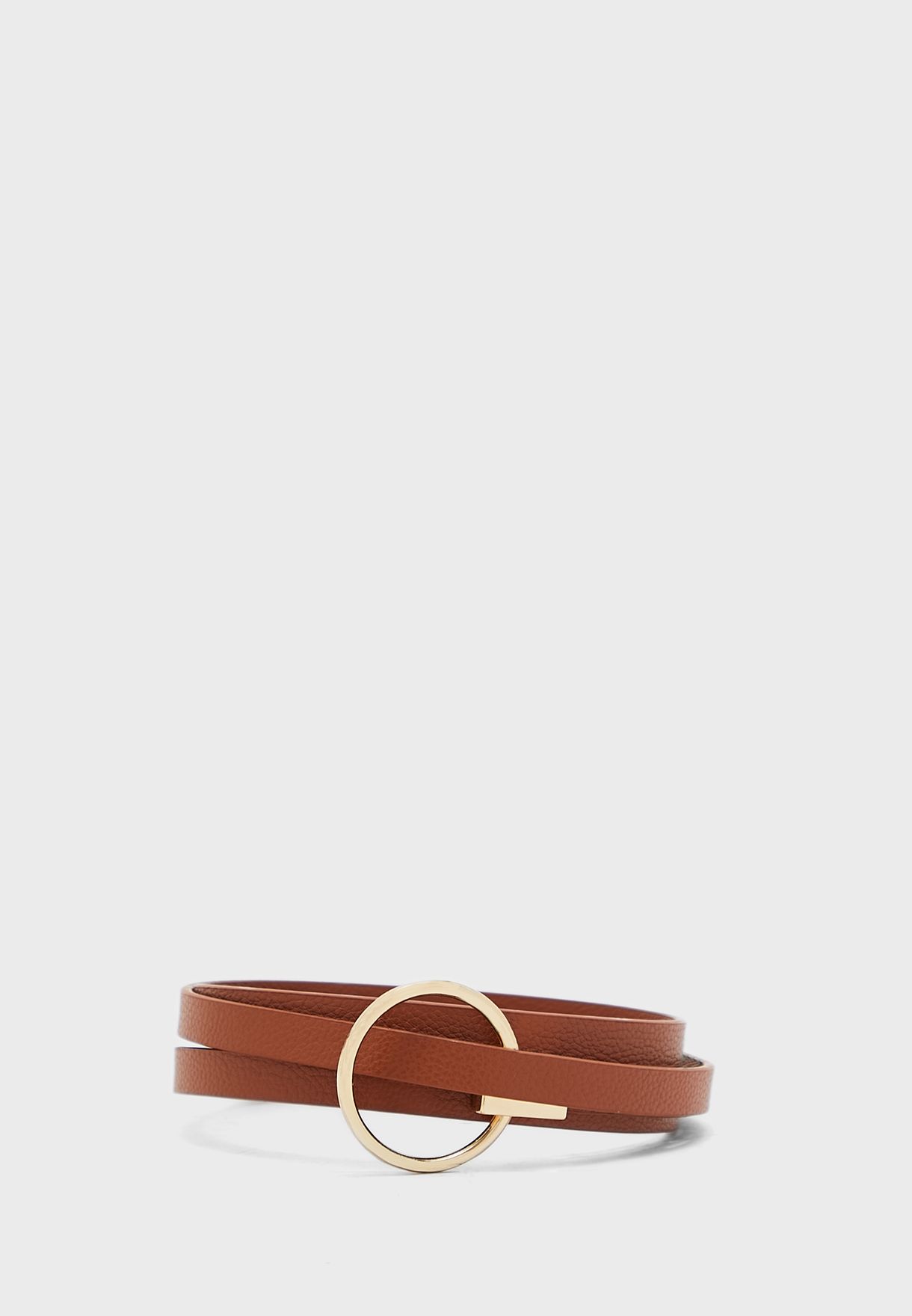 Circle And Knot Detail Belt 