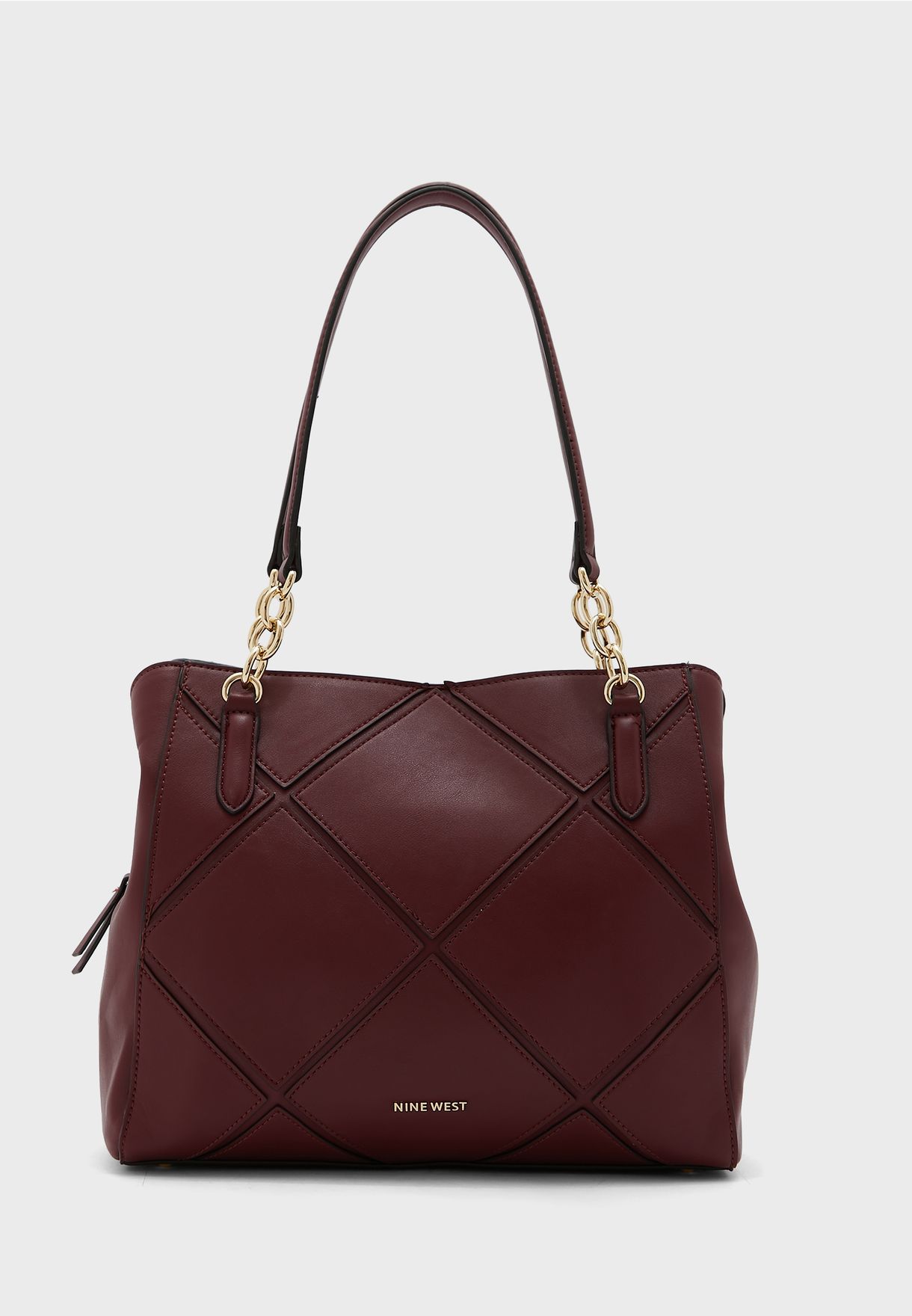 nine west burgundy handbag