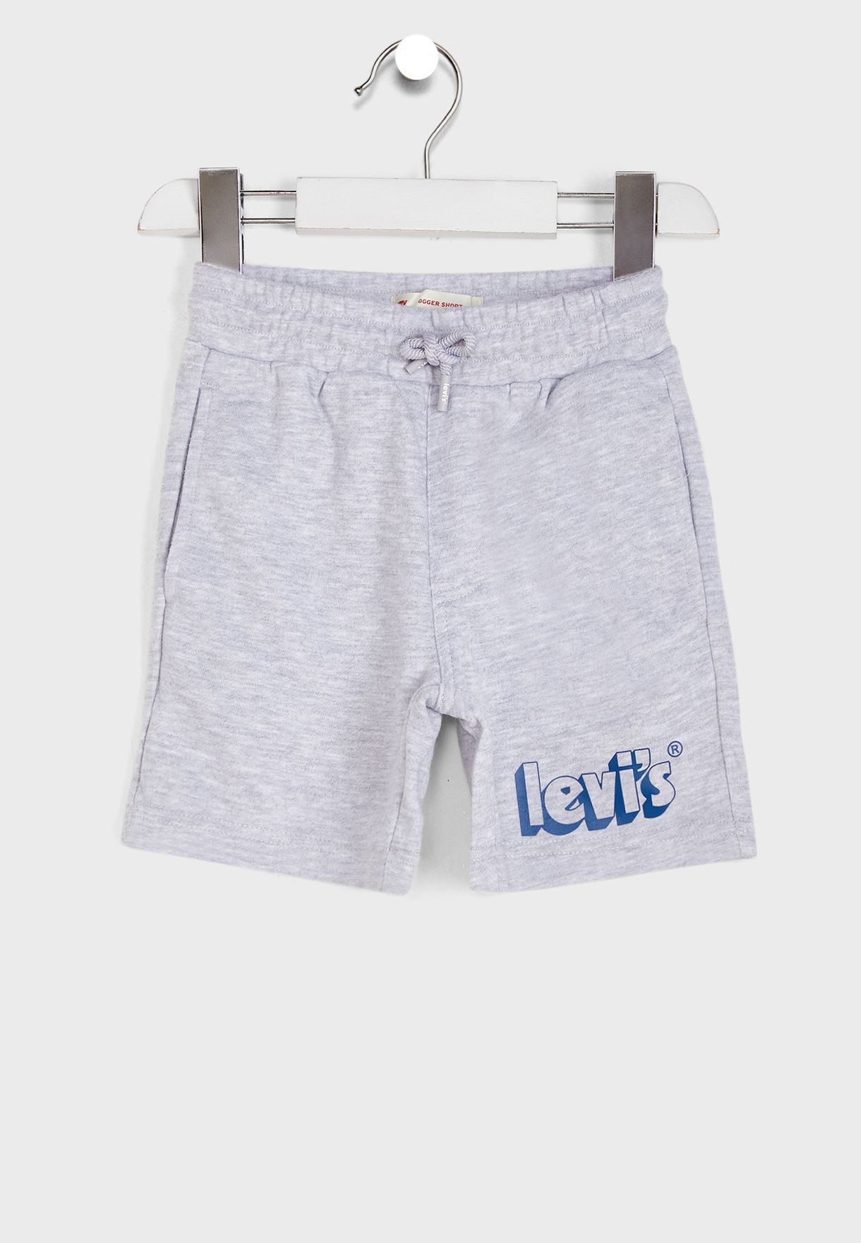Buy Levis grey Kids Logo Drawstring Shorts for Kids in MENA, Worldwide