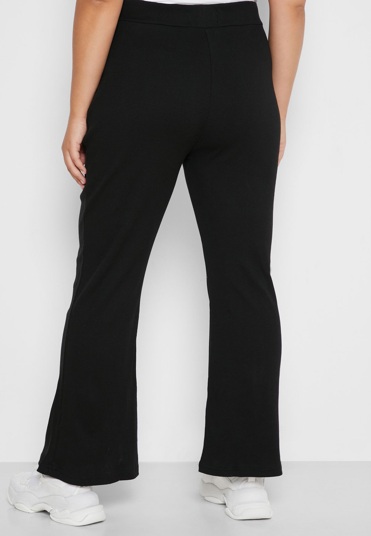 nike ribbed wide leg pants