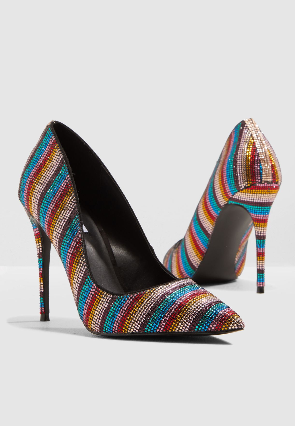 multicolor steve madden heels