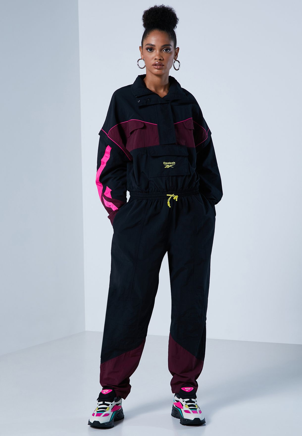 Buy Reebok multicolor Classics Vector Boilersuit Jumpsuit for Women in  MENA, Worldwide | FT8116