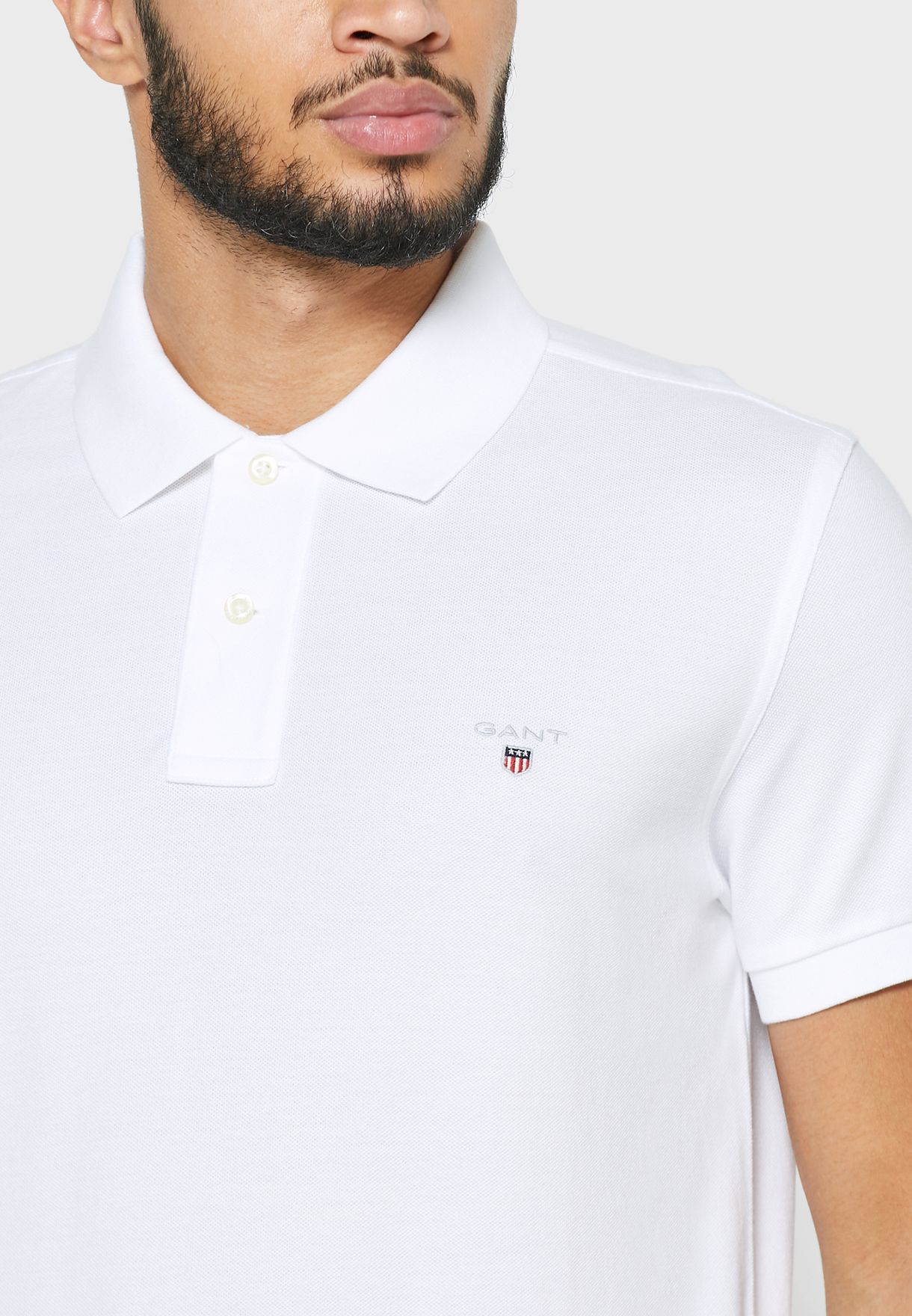 Chest Logo Slim Fit Polo