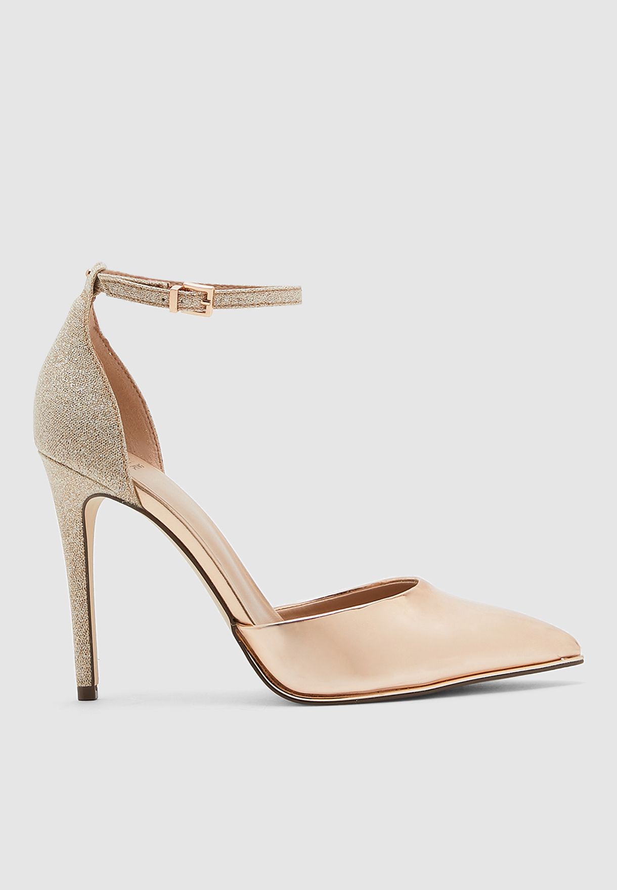 call it spring rose gold heels