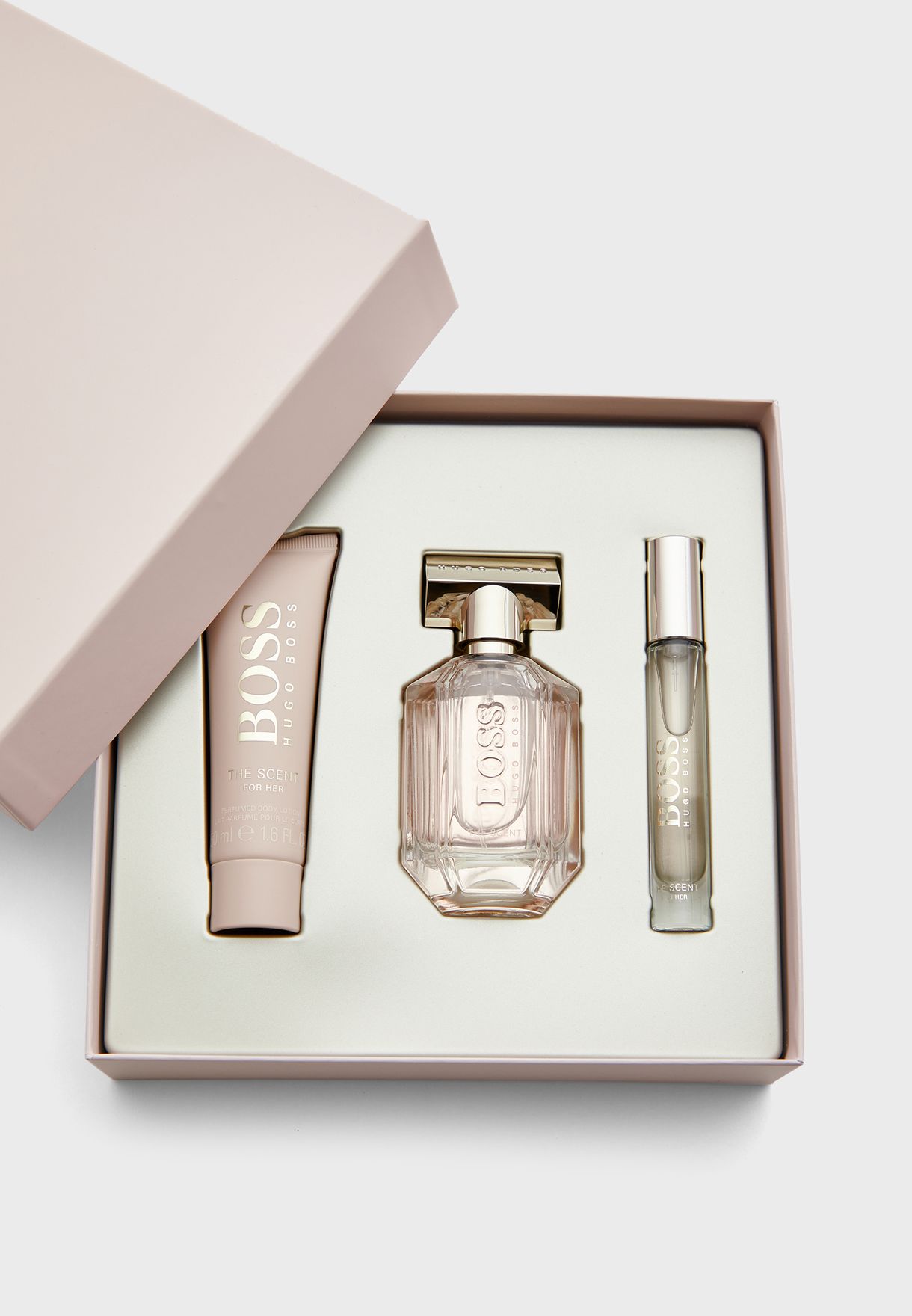 hugo boss the scent for her gift box