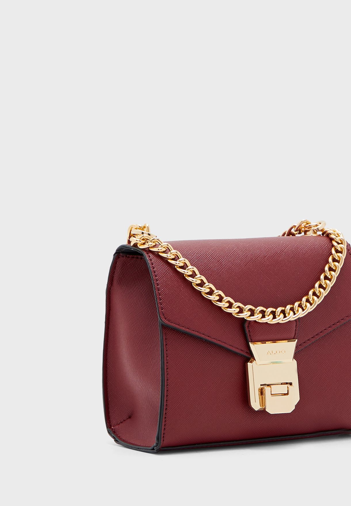 push lock front flap bag