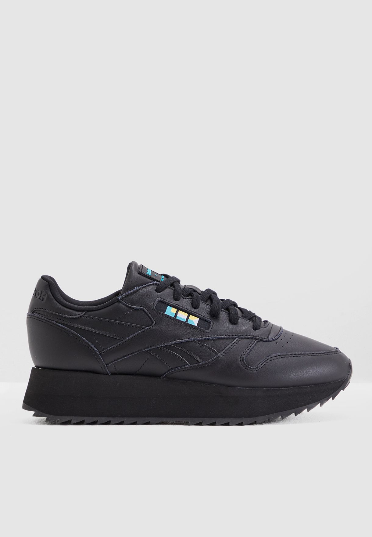 Buy Reebok black Classic Leather Double for in MENA, Worldwide