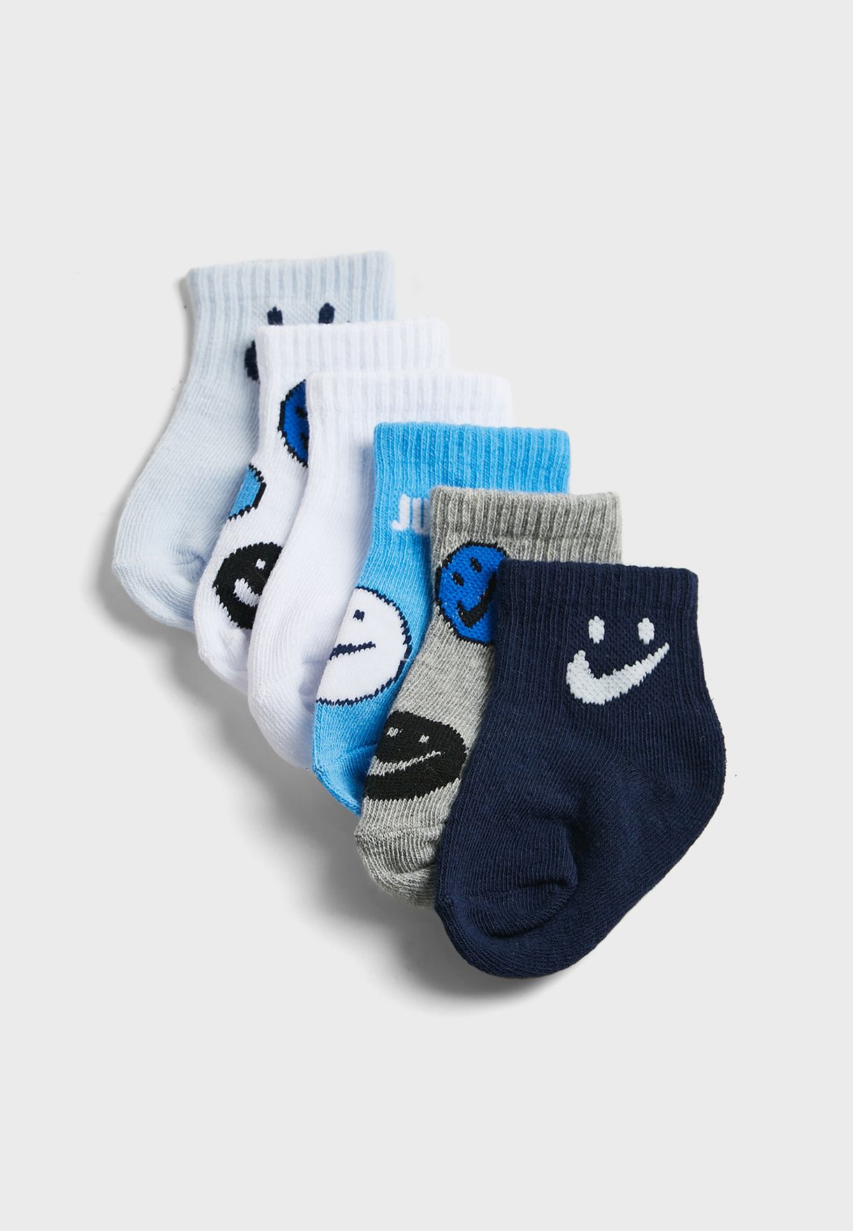Infant 6 Pack Ankle Socks
