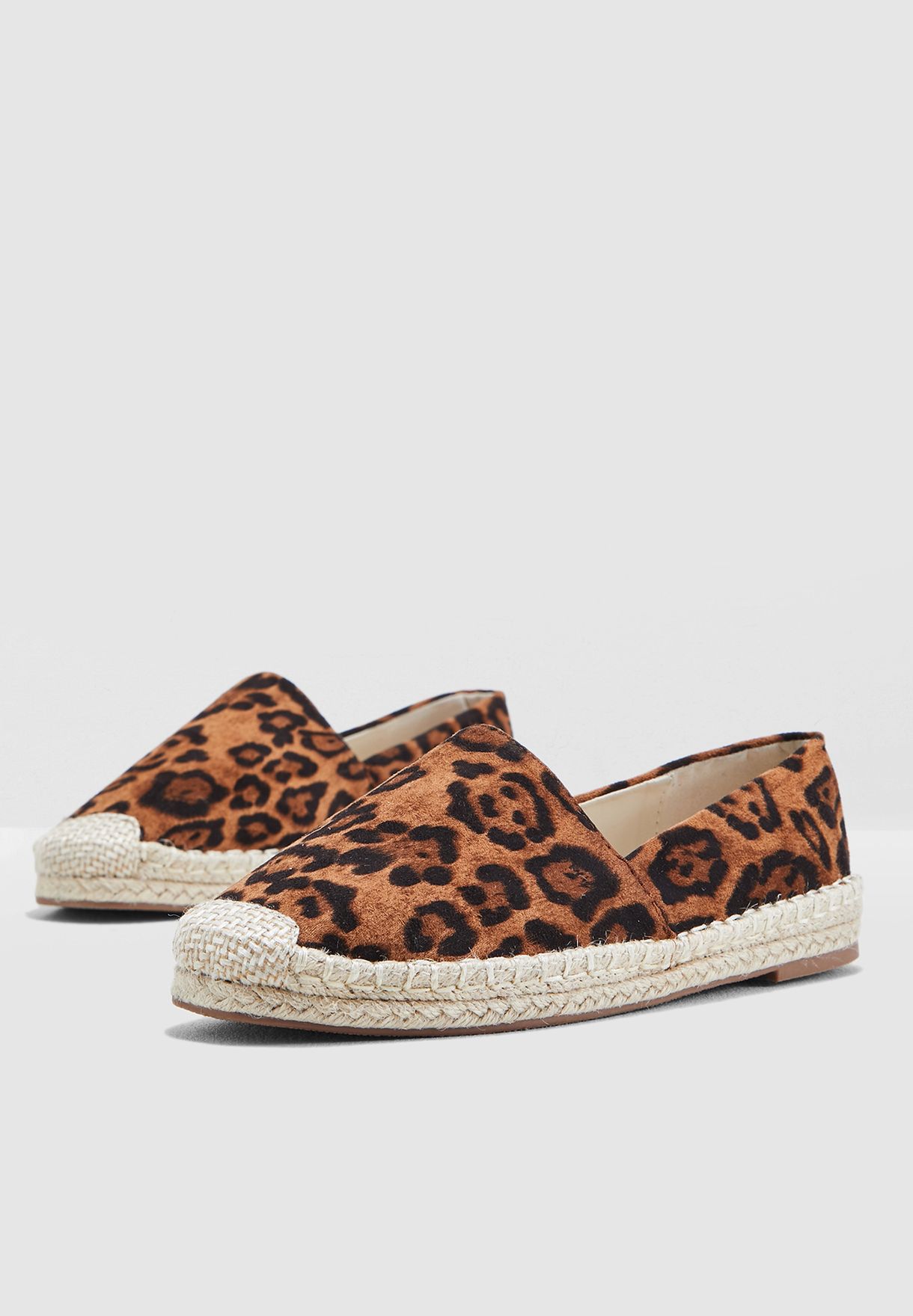 leopard print espadrilles