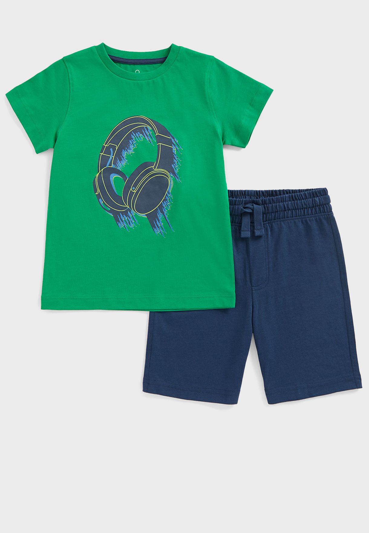 Youth Headphone T-Shirt & Shorts Set