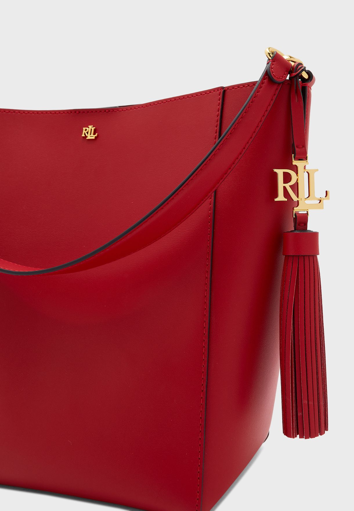 Buy Lauren Ralph Lauren red Adley Tassel Detail Tote for Women in Riyadh,  Jeddah