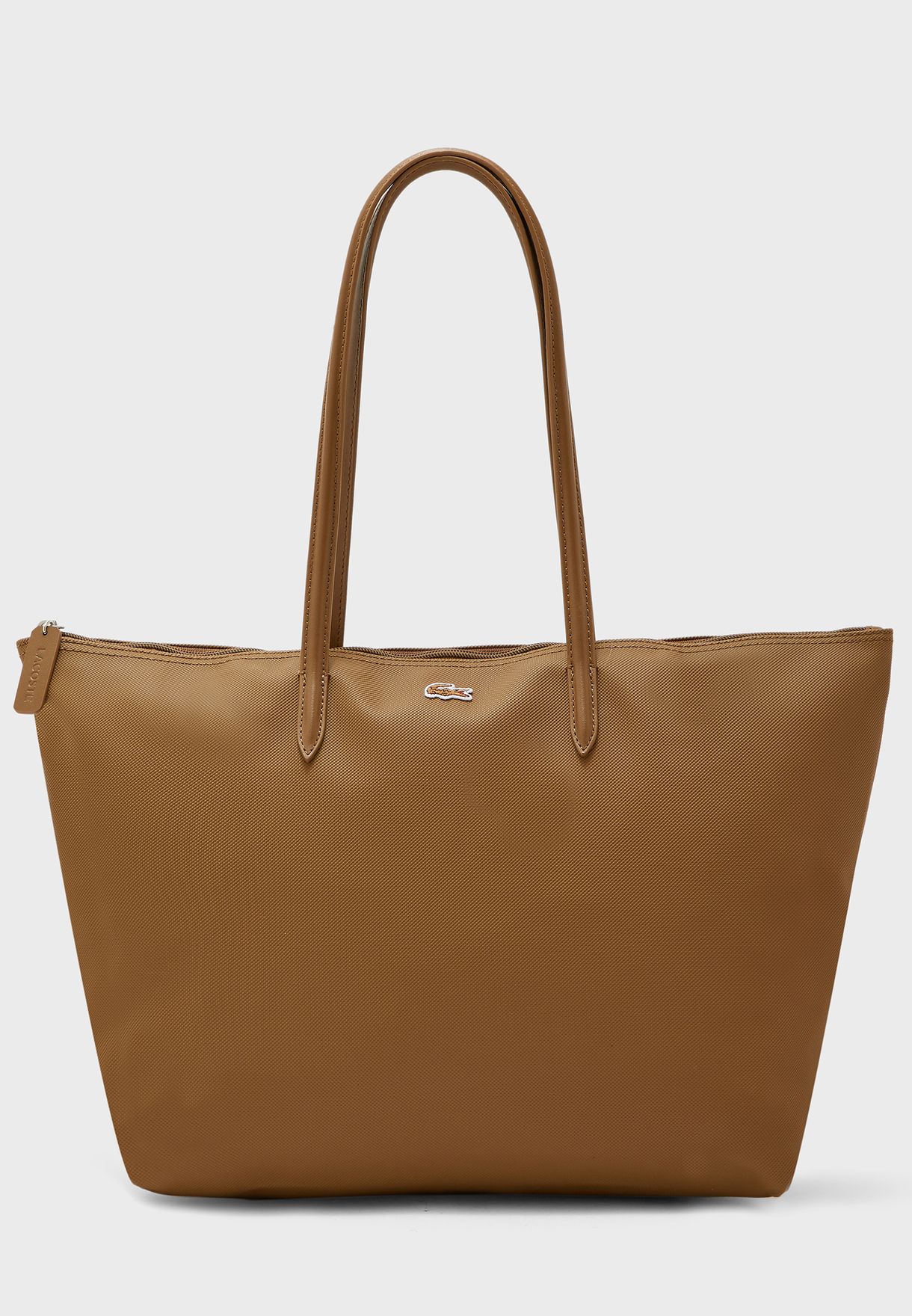 lacoste brown bag