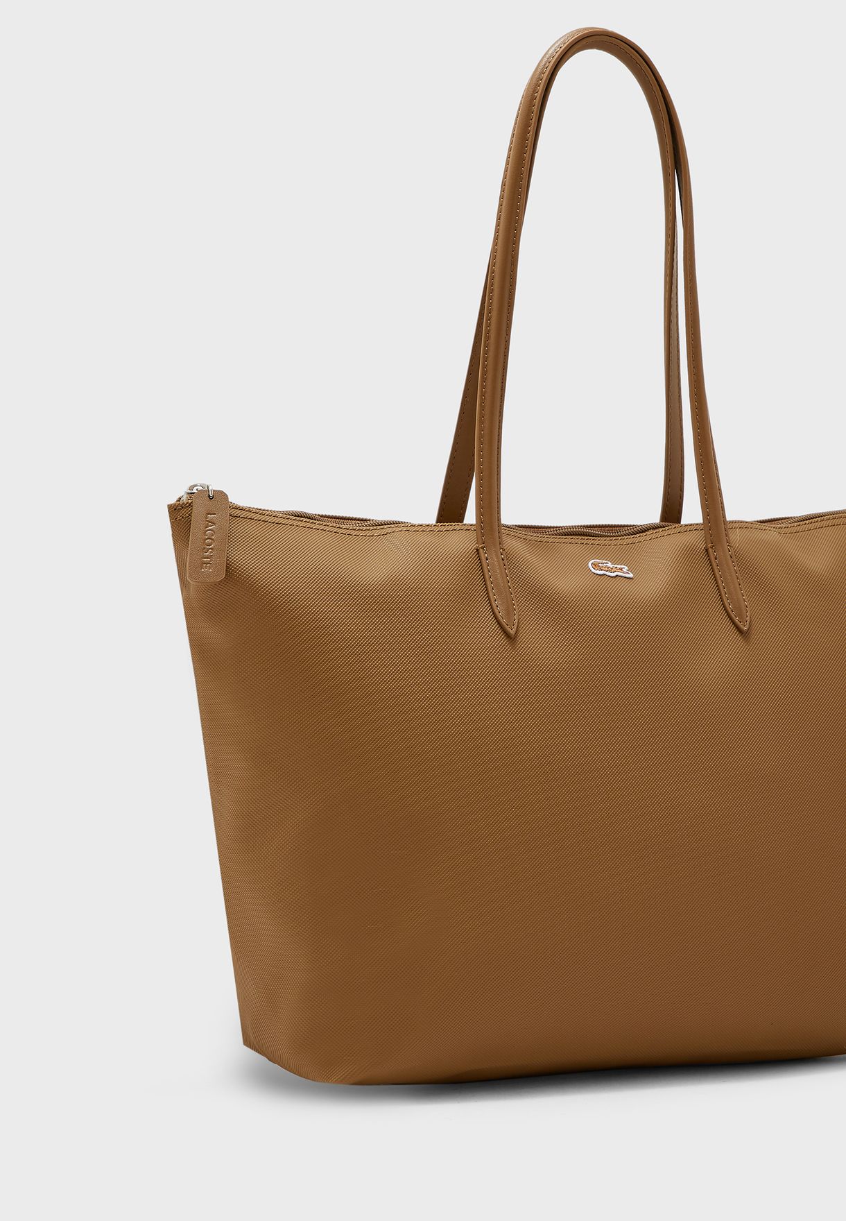 lacoste brown bag