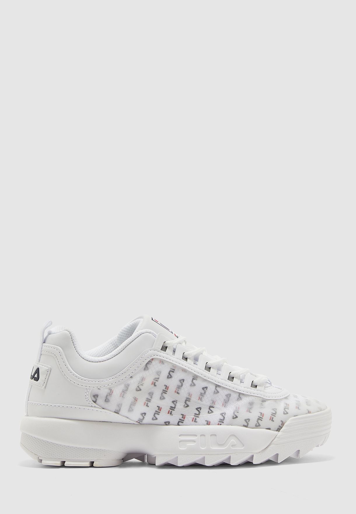 women's disruptor 2 clear logos