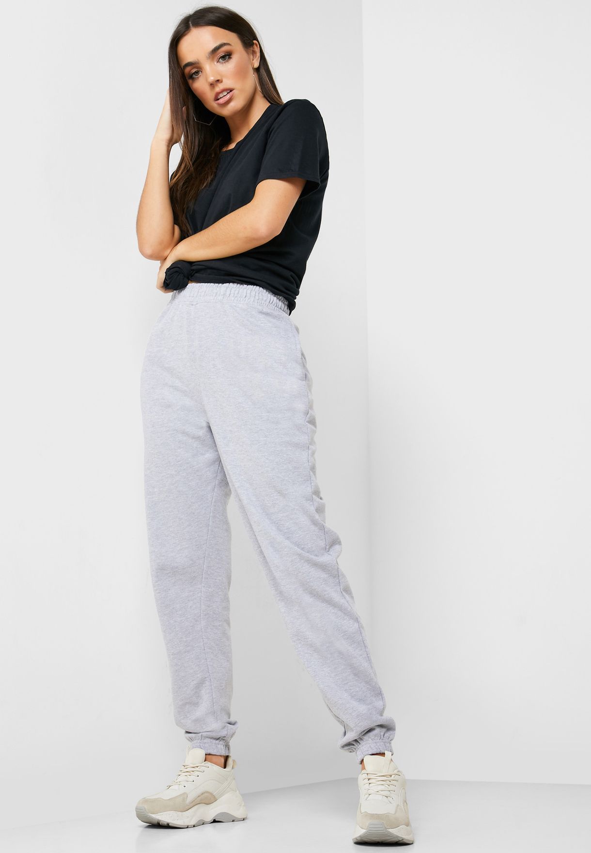 tie waist joggers