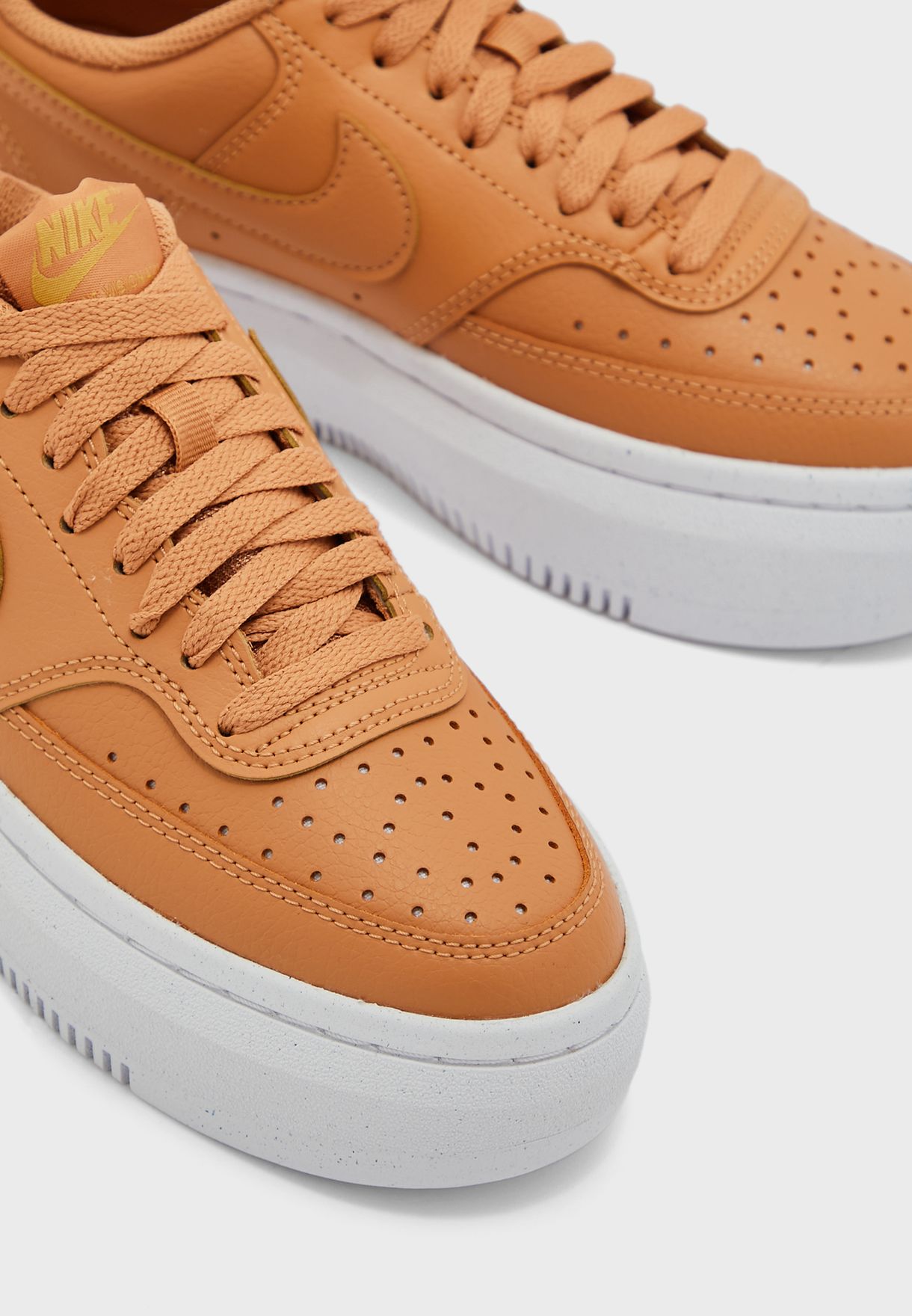 nike court vision alta brown