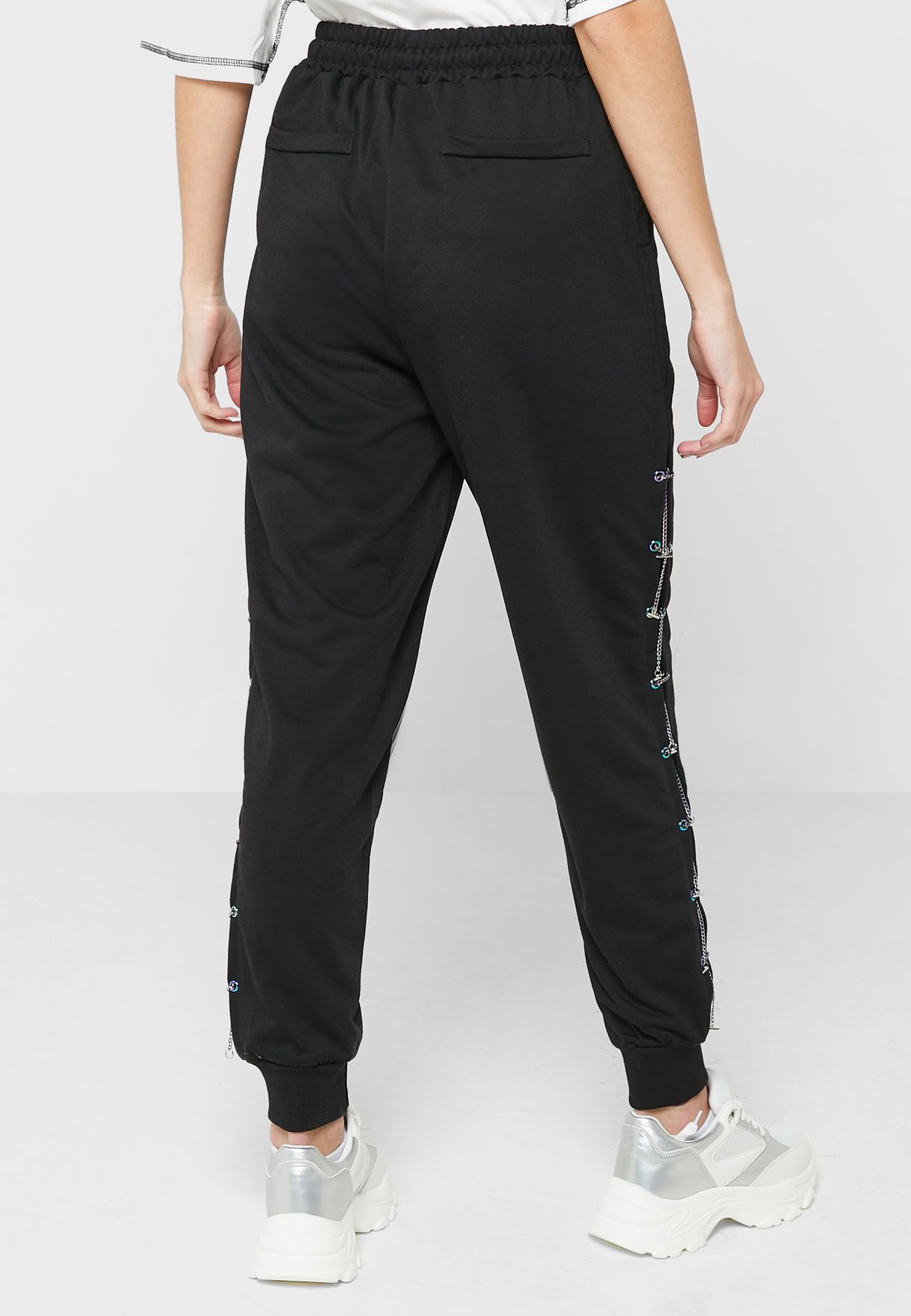 Contrast Side Panel Joggers