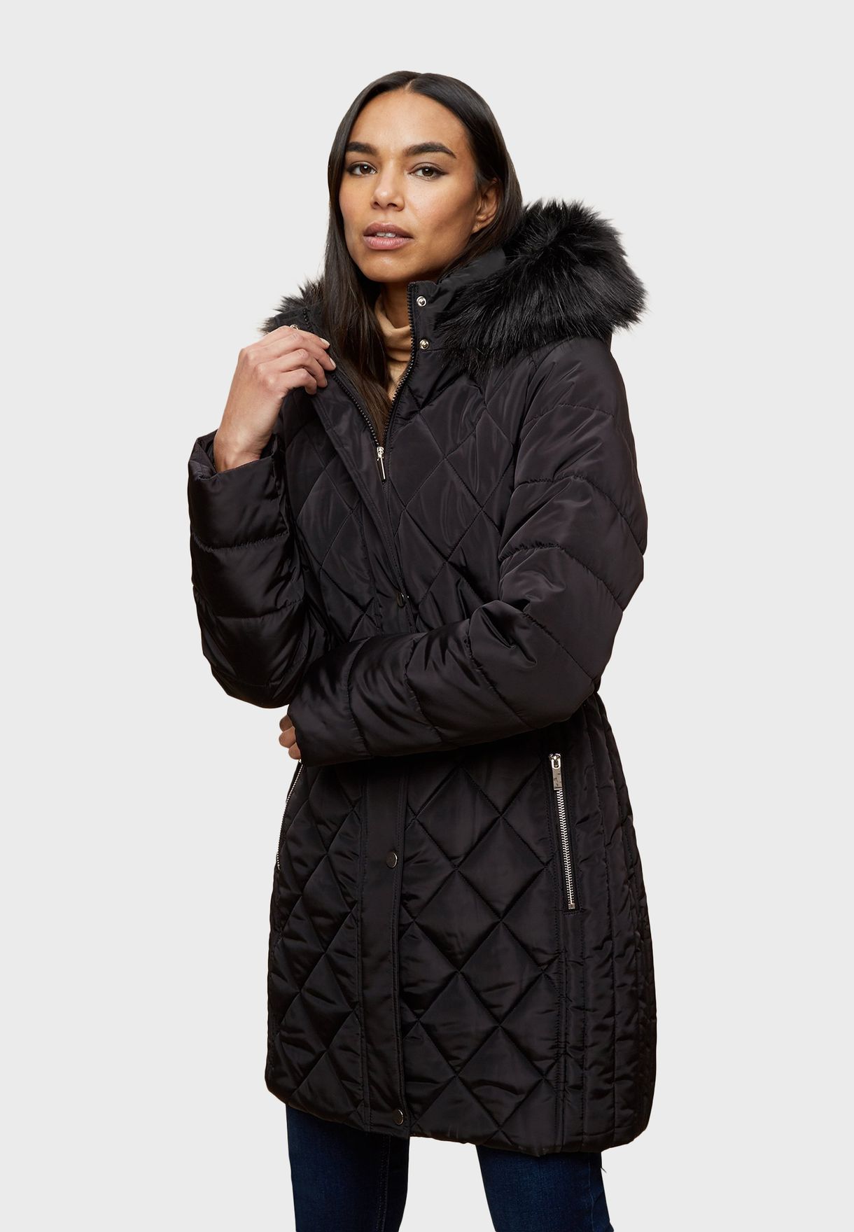 dorothy perkins long puffer coat