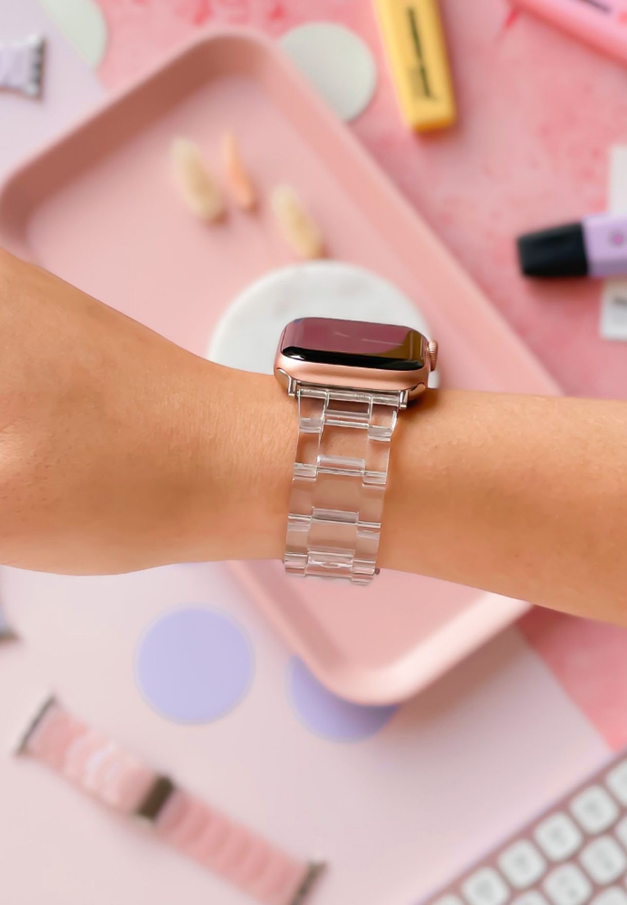 Luxe Transparent Apple Watch Strap