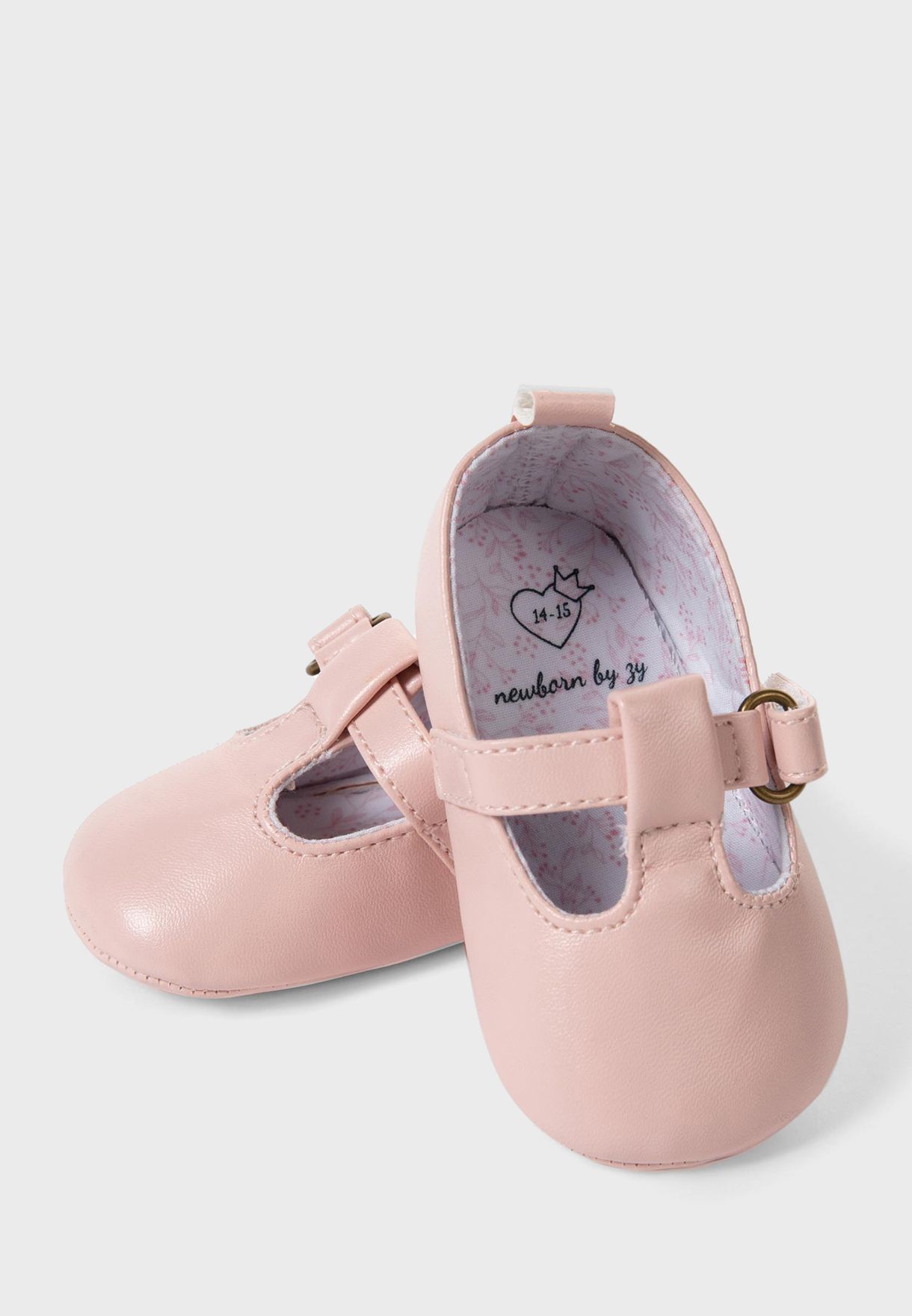 Infant Single Strap Velcro Ballerinas