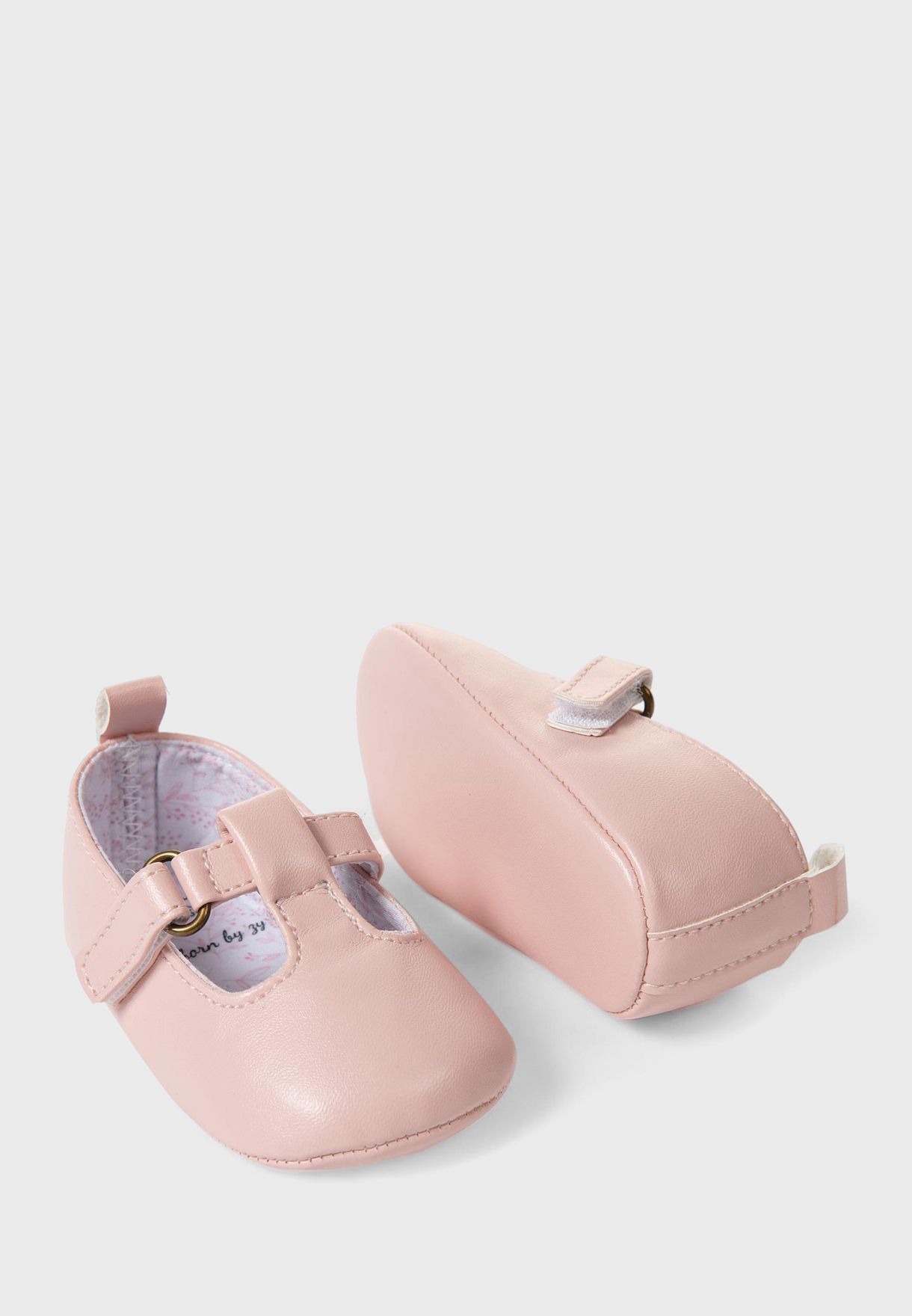 Infant Single Strap Velcro Ballerinas