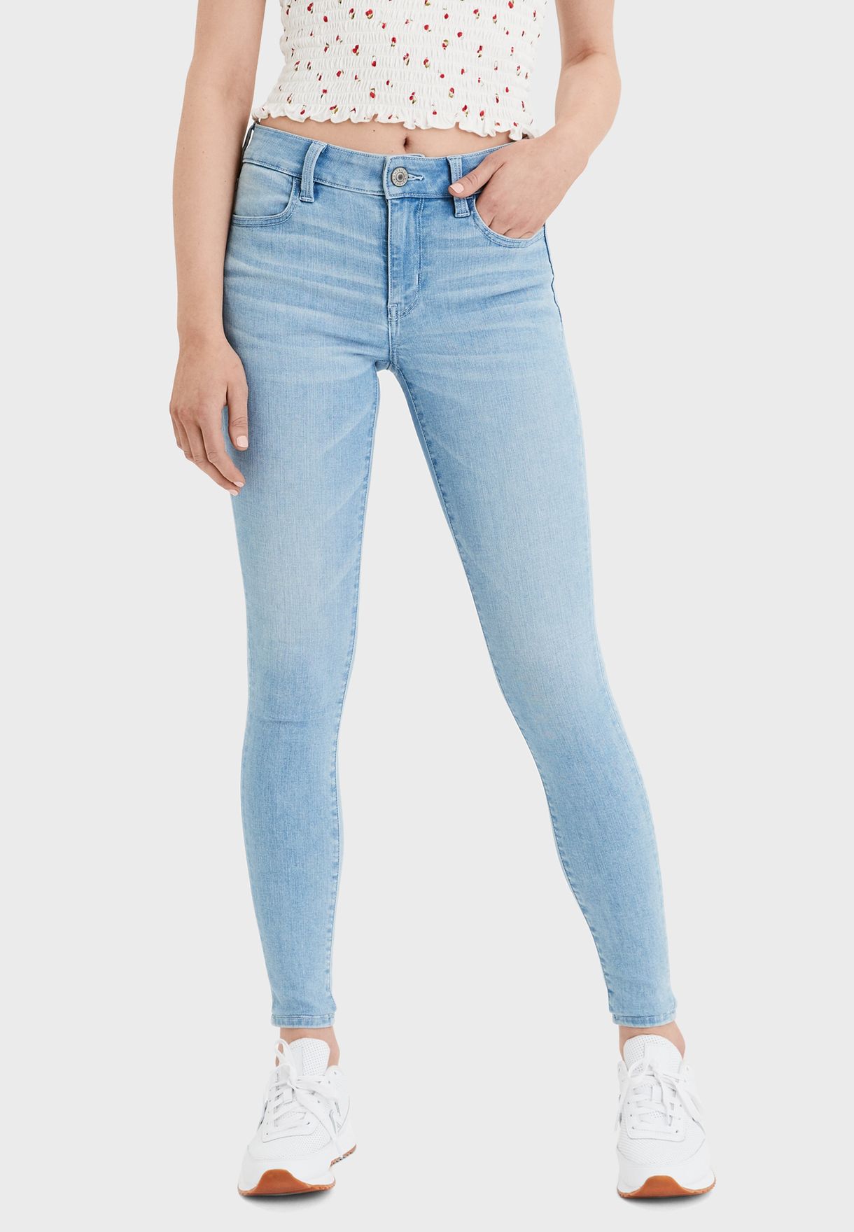 american eagle skinny jeans high waisted