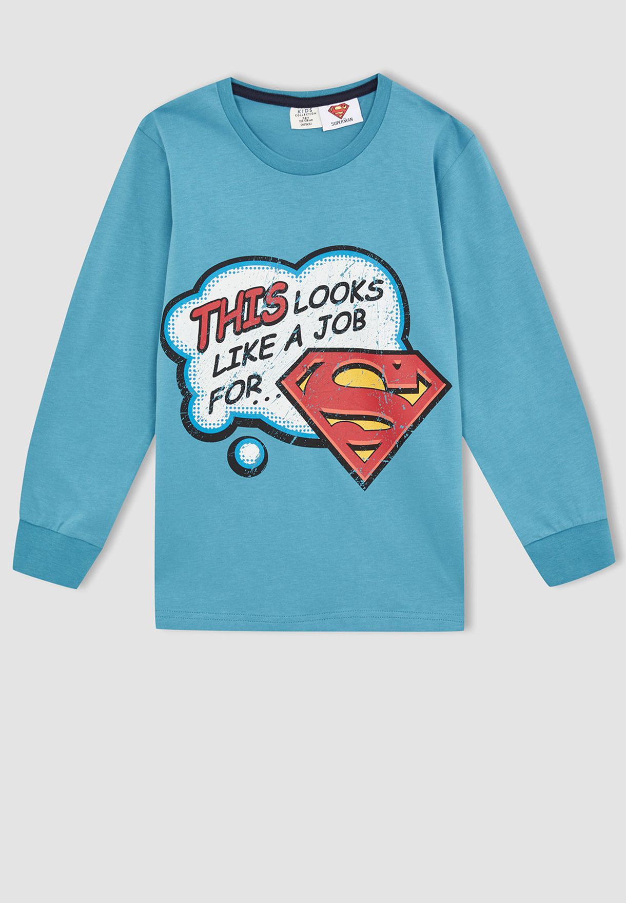 Kids Superman Logo Pyjama Set