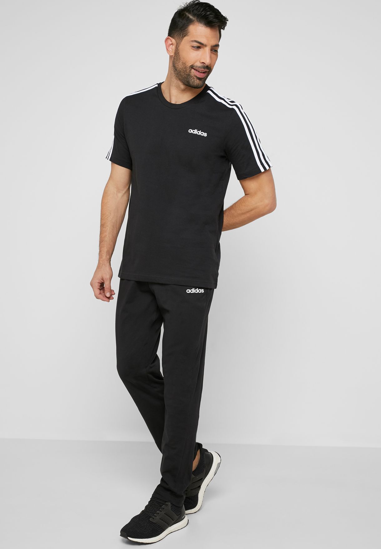 Buy adidas black Essential Sweatpants for Men in MENA, Worldwide