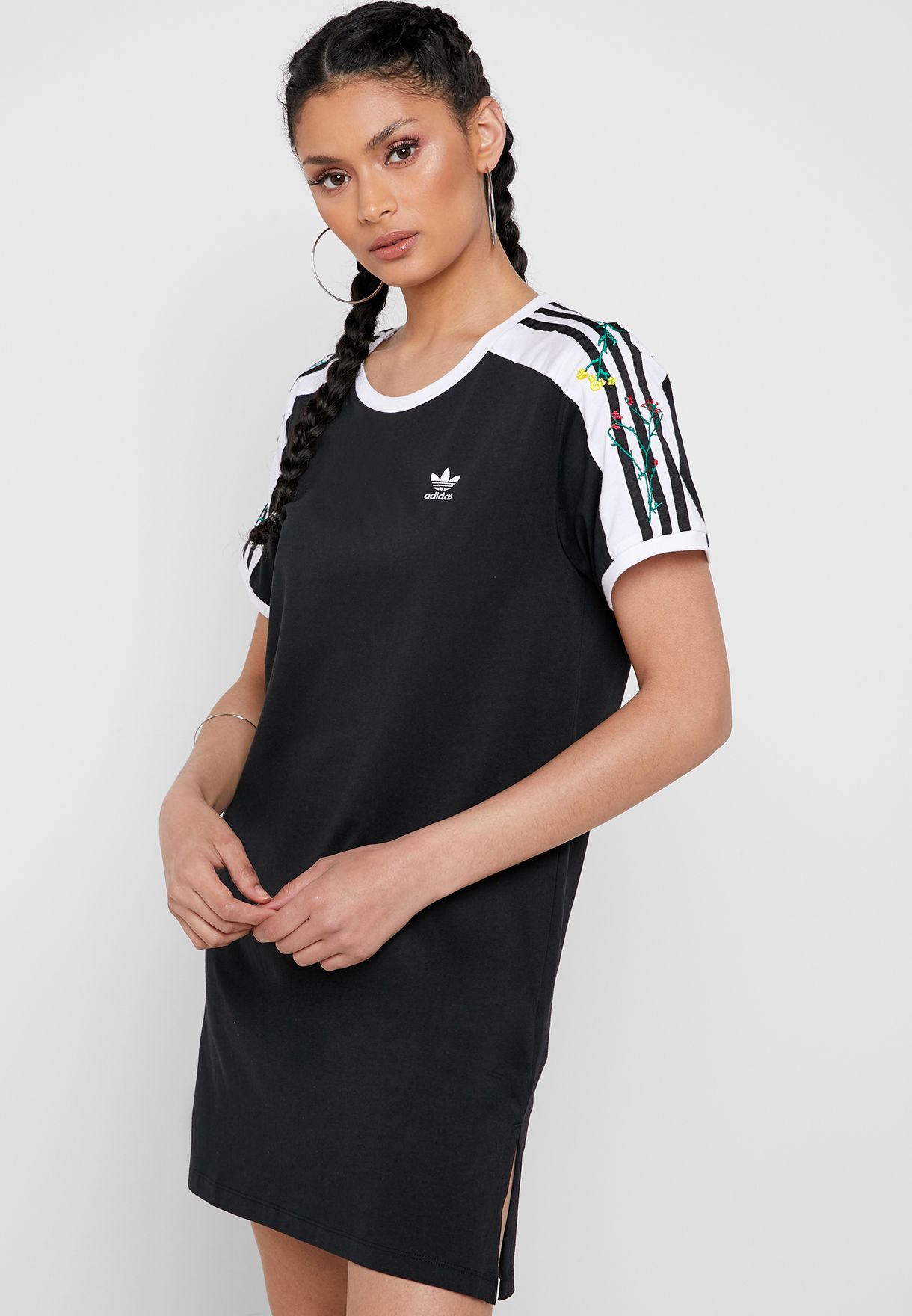 Buy Adidas Originals Black 3 Stripe Dress For Women In Mena Worldwide Ed4776