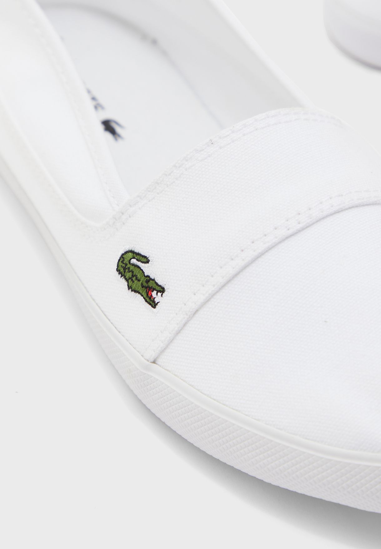 white lacoste espadrilles