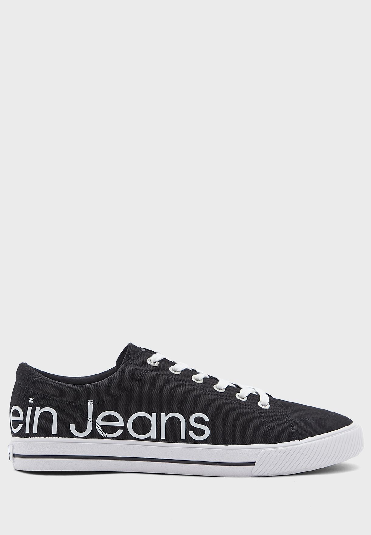 Buy Calvin Klein Jeans black Low Top Vulcanized Sneakers for Men in Dubai,  Abu Dhabi