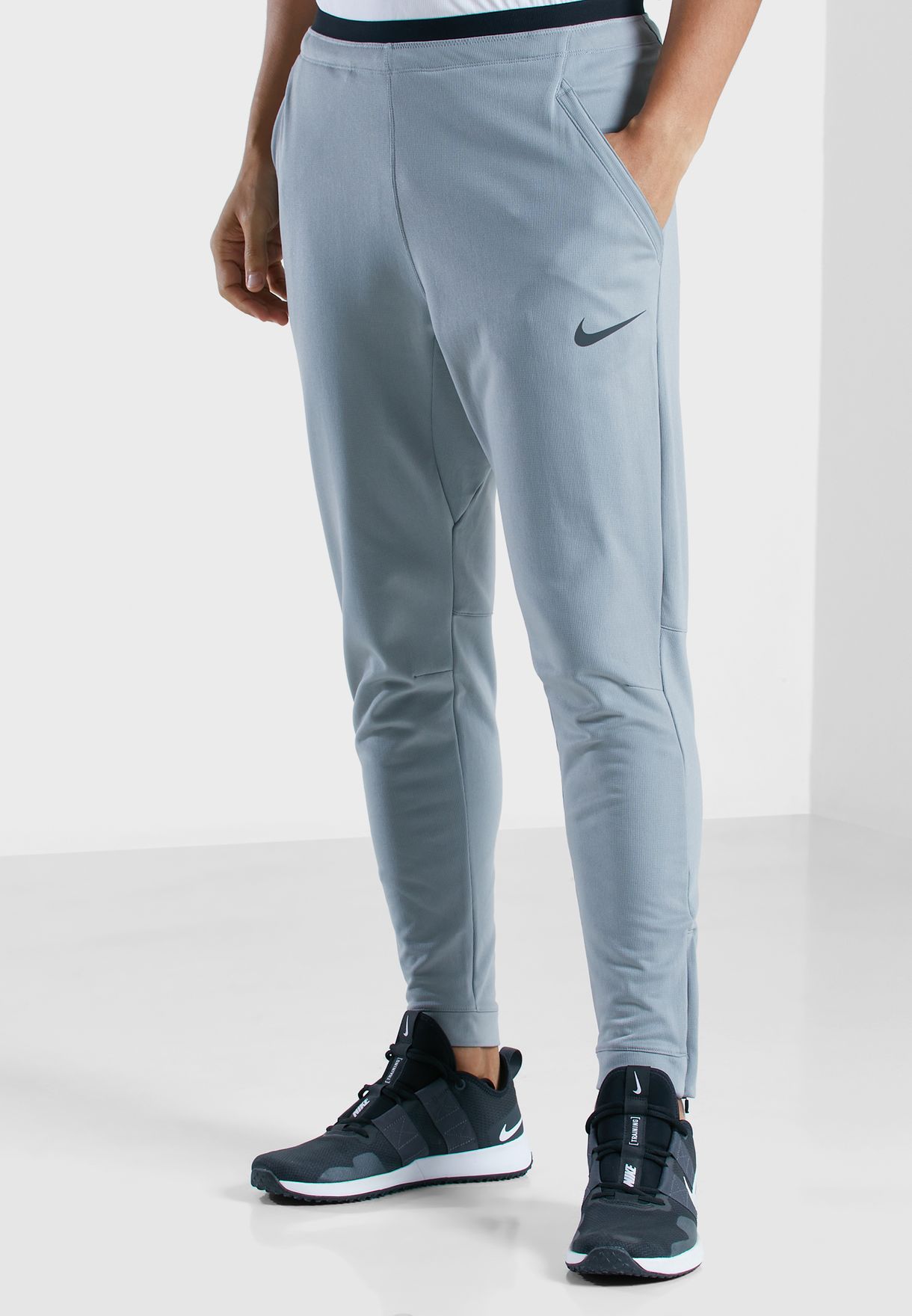 Buy Nike grey Pro Sweatpants for Kids in Dubai, Abu Dhabi