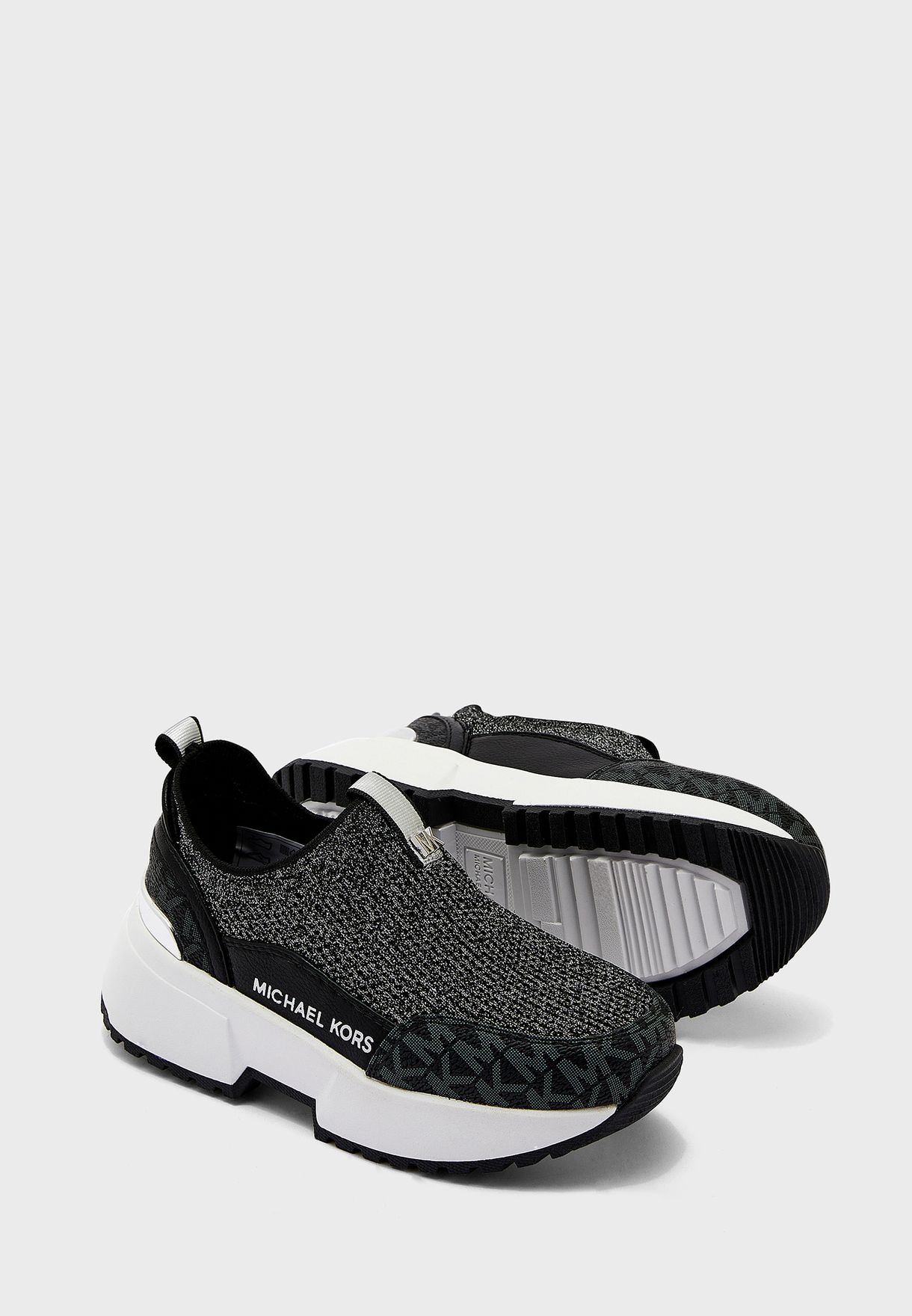 Buy Michael Kors black Youth Cosmo Muse Sneakers for Kids in Riyadh, Jeddah