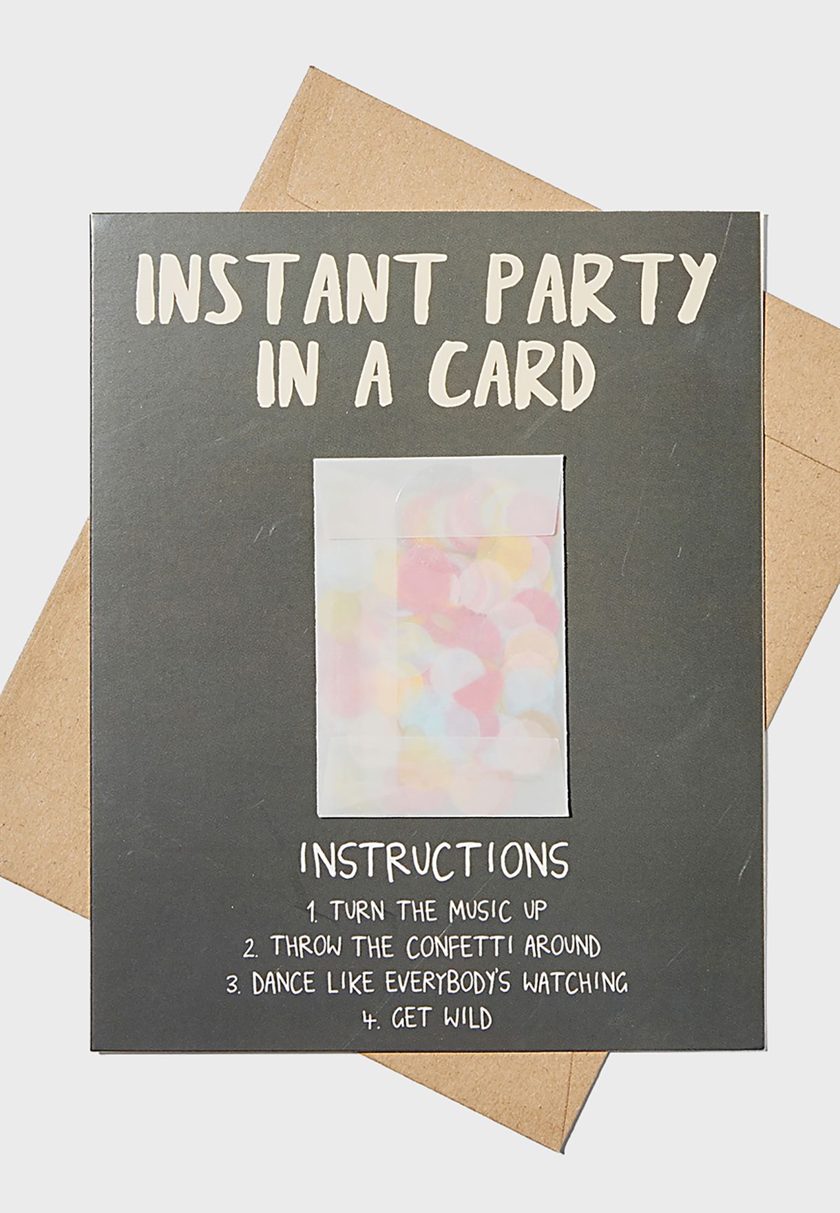 Instant Party Confetti Premium Nice Birthday Card