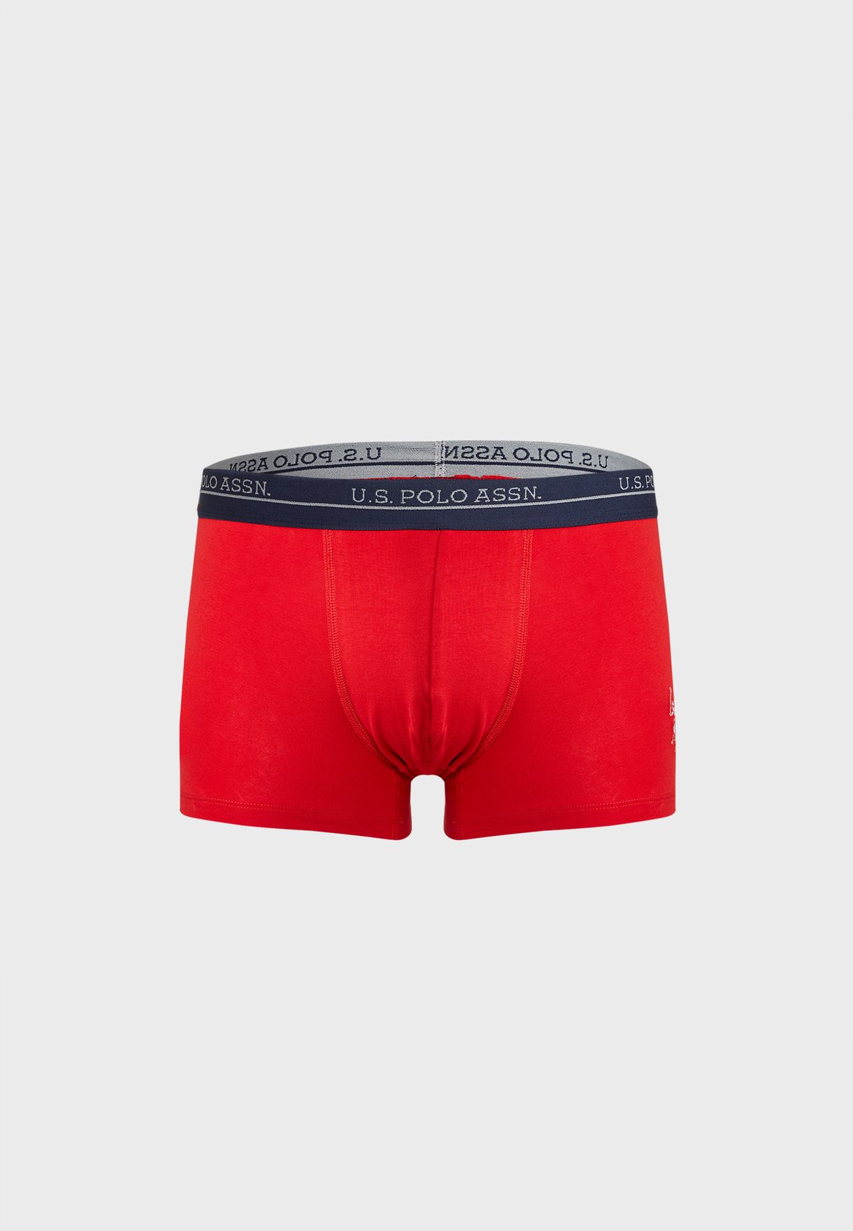 3 Pack Assorted Logo Band Trunks
