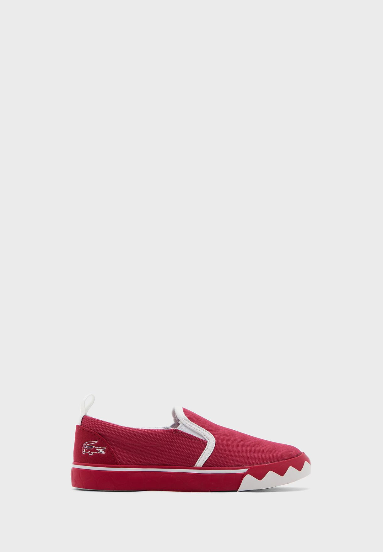 lacoste red sneakers