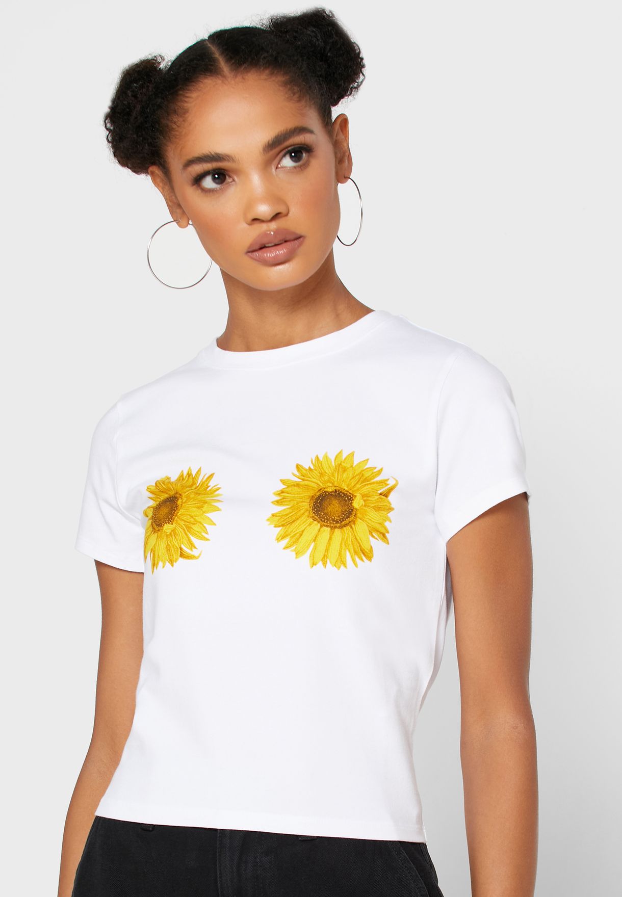 forever 21 sunflower shirt