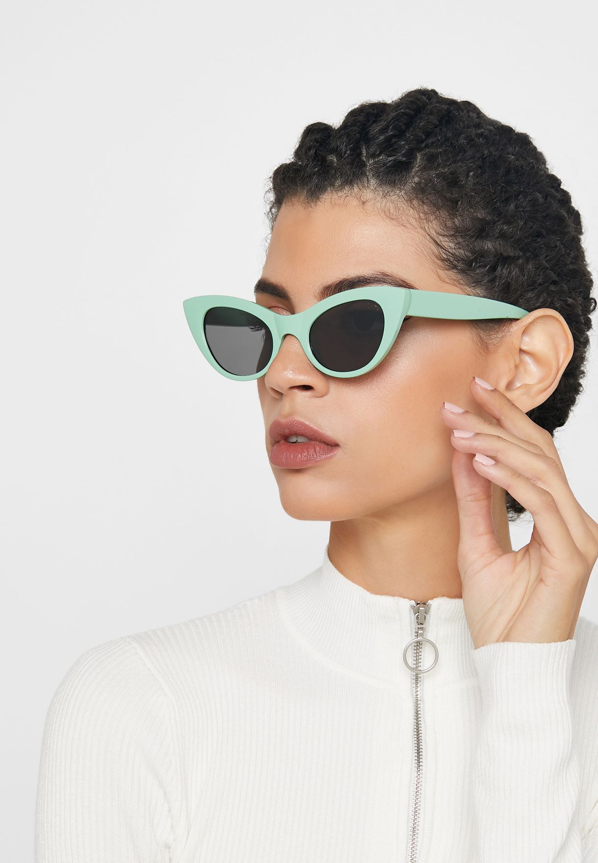 mango green sunglasses