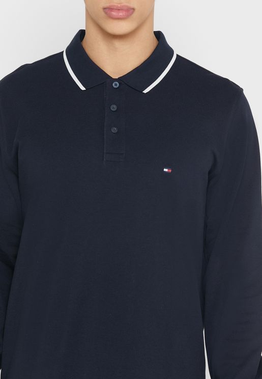 tommy polo long sleeve