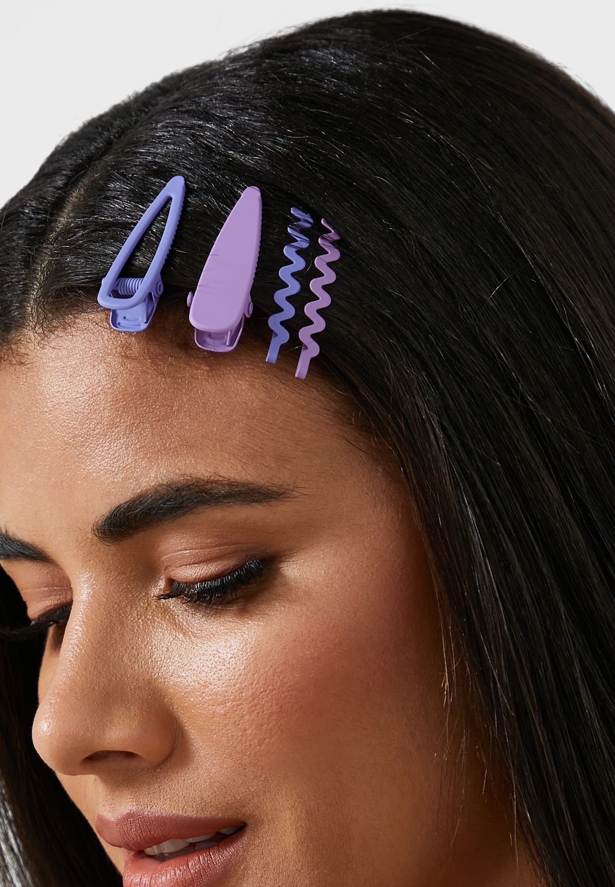 4 Pack Bright Hair Clips