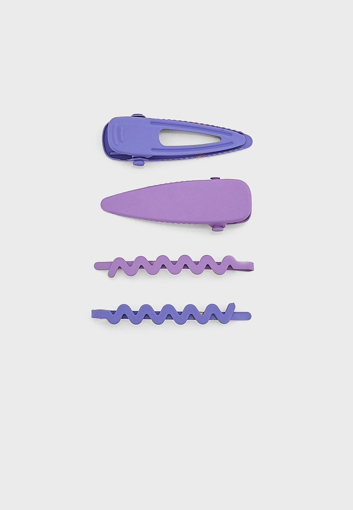 4 Pack Bright Hair Clips