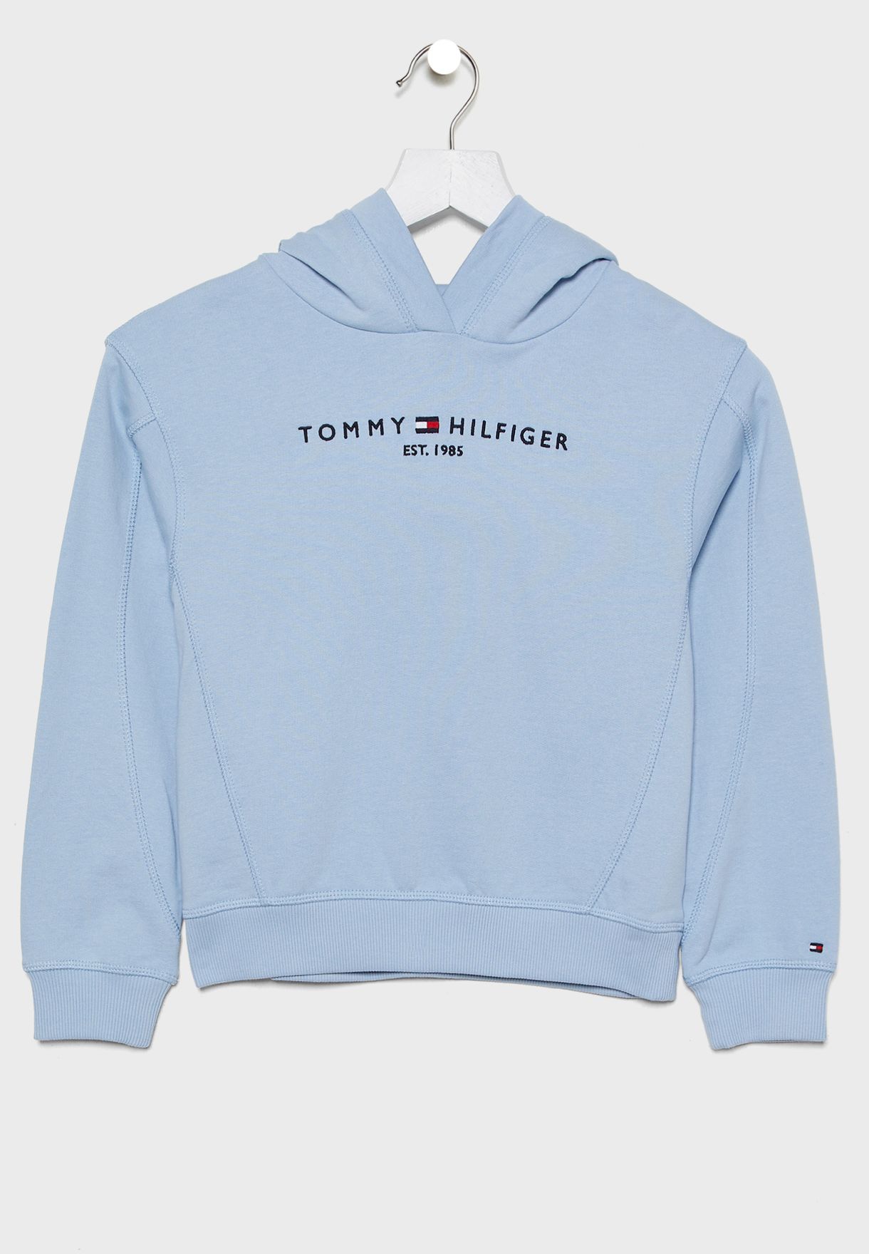 tommy blue hoodie